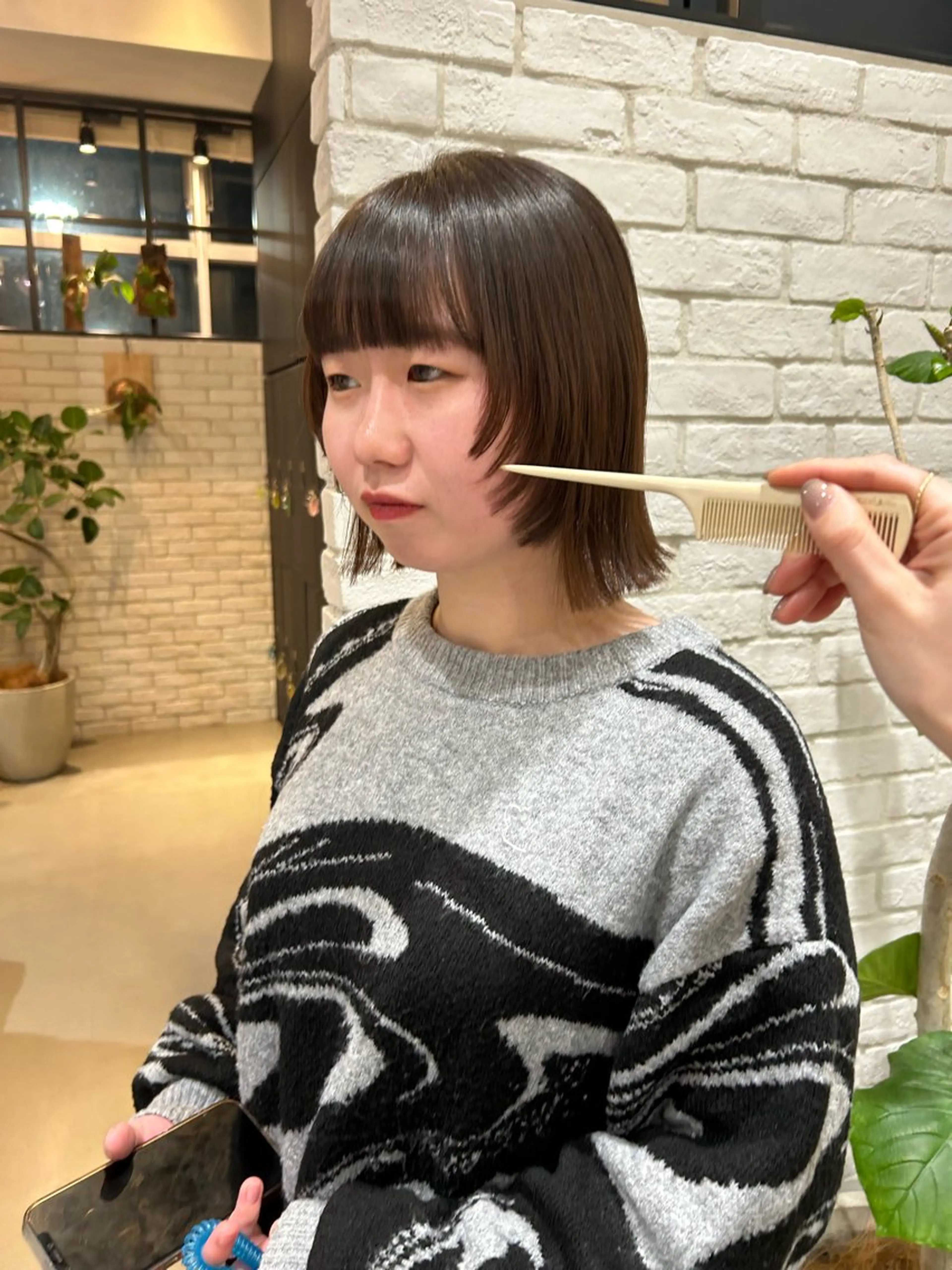 セミロング The C海老名店所属・🕊️柳谷 壽里🕊️のヘアスタイル