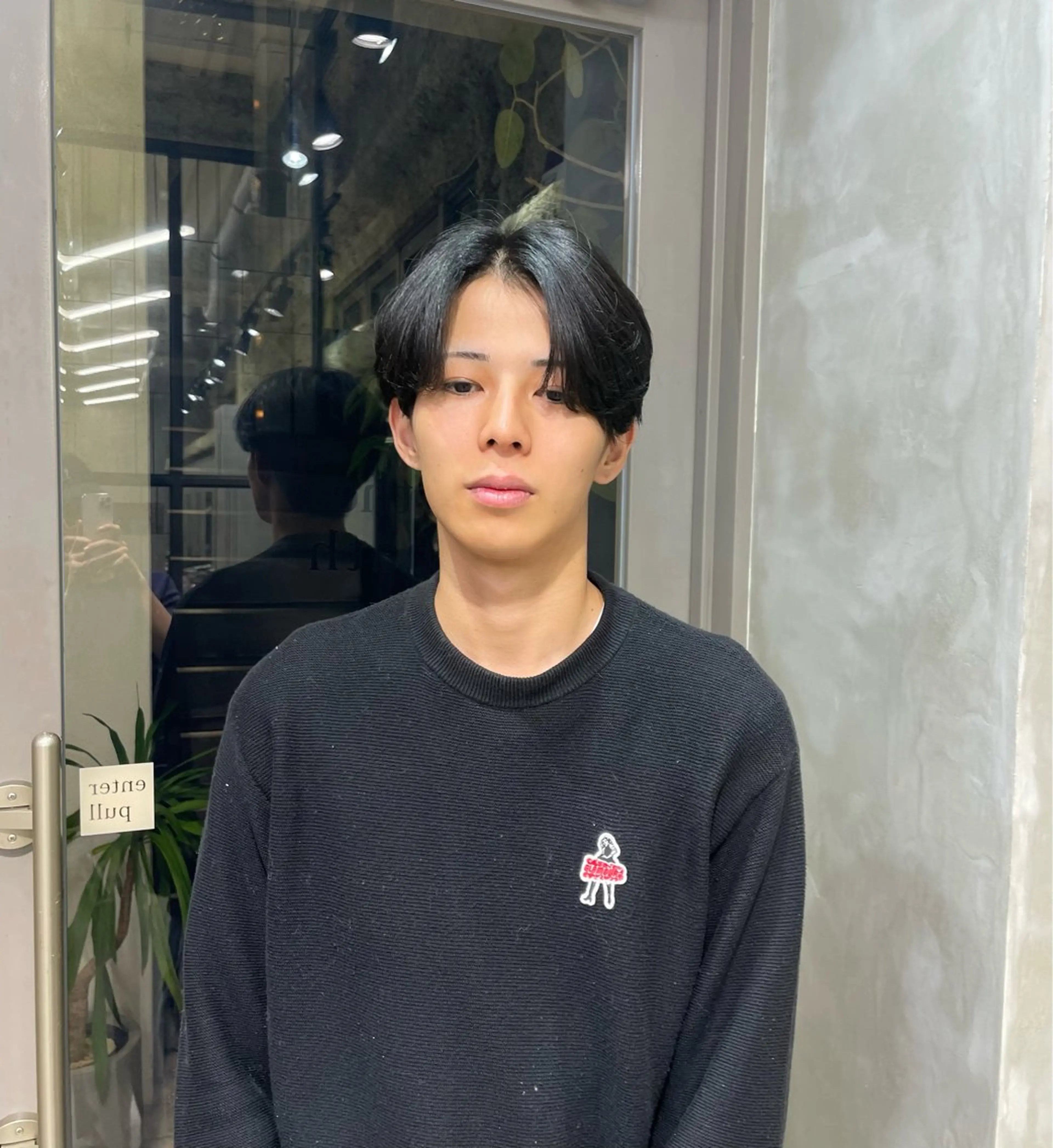 メンズ センターパート the path だいちのヘアスタイル