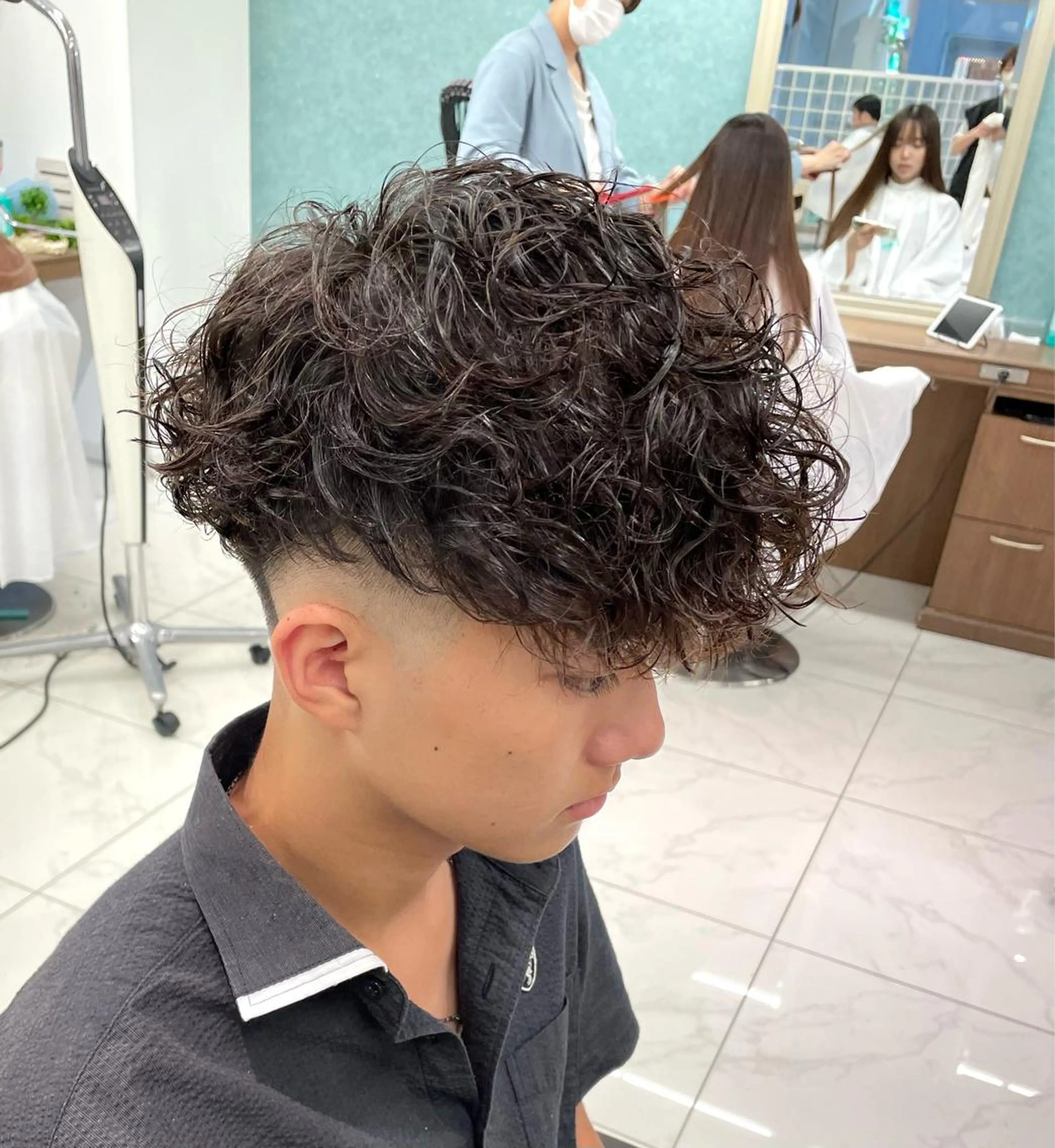 パーマ メンズ カット パーマ 【メンズ特化】 池田大成✂︎のヘアスタイル