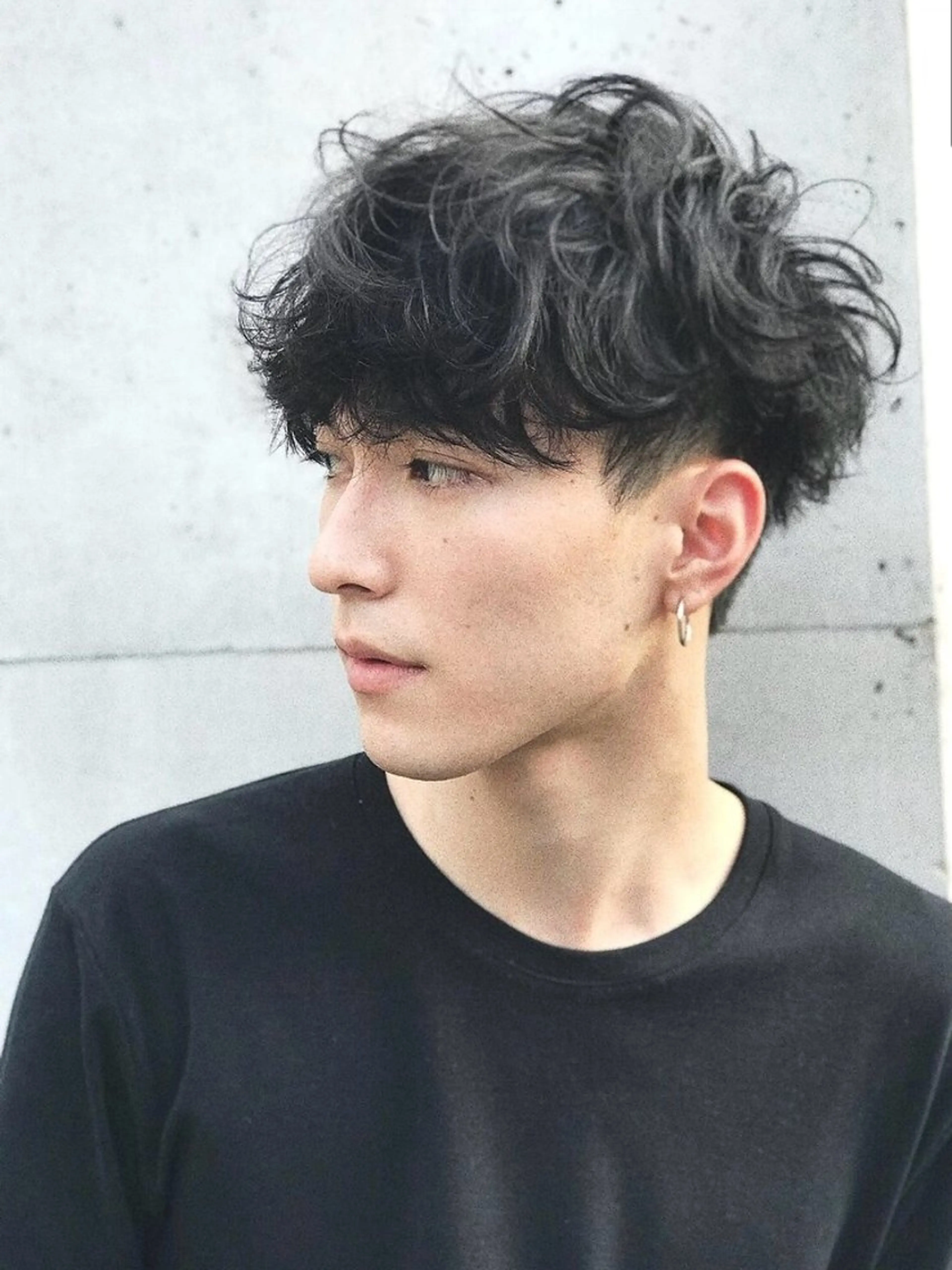 パーマ メンズ 赤木蓮/メンズ特化 パーマ/ハイトーンのヘアスタイル