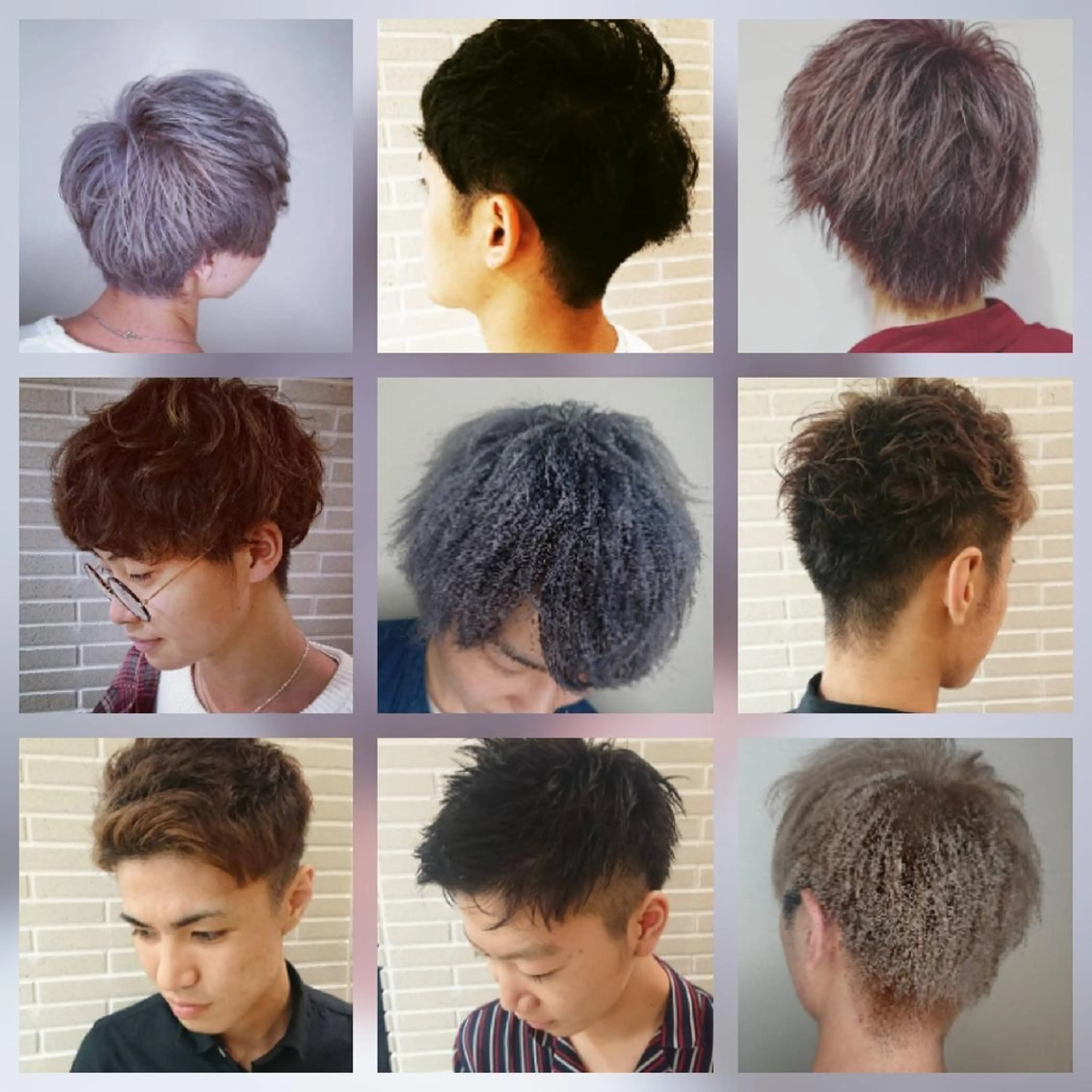 メンズ カラー パーマ ヘアアレンジ マッシュ ブリーチ/ヘアケア/ 艶髪/イギチハルのヘアスタイル