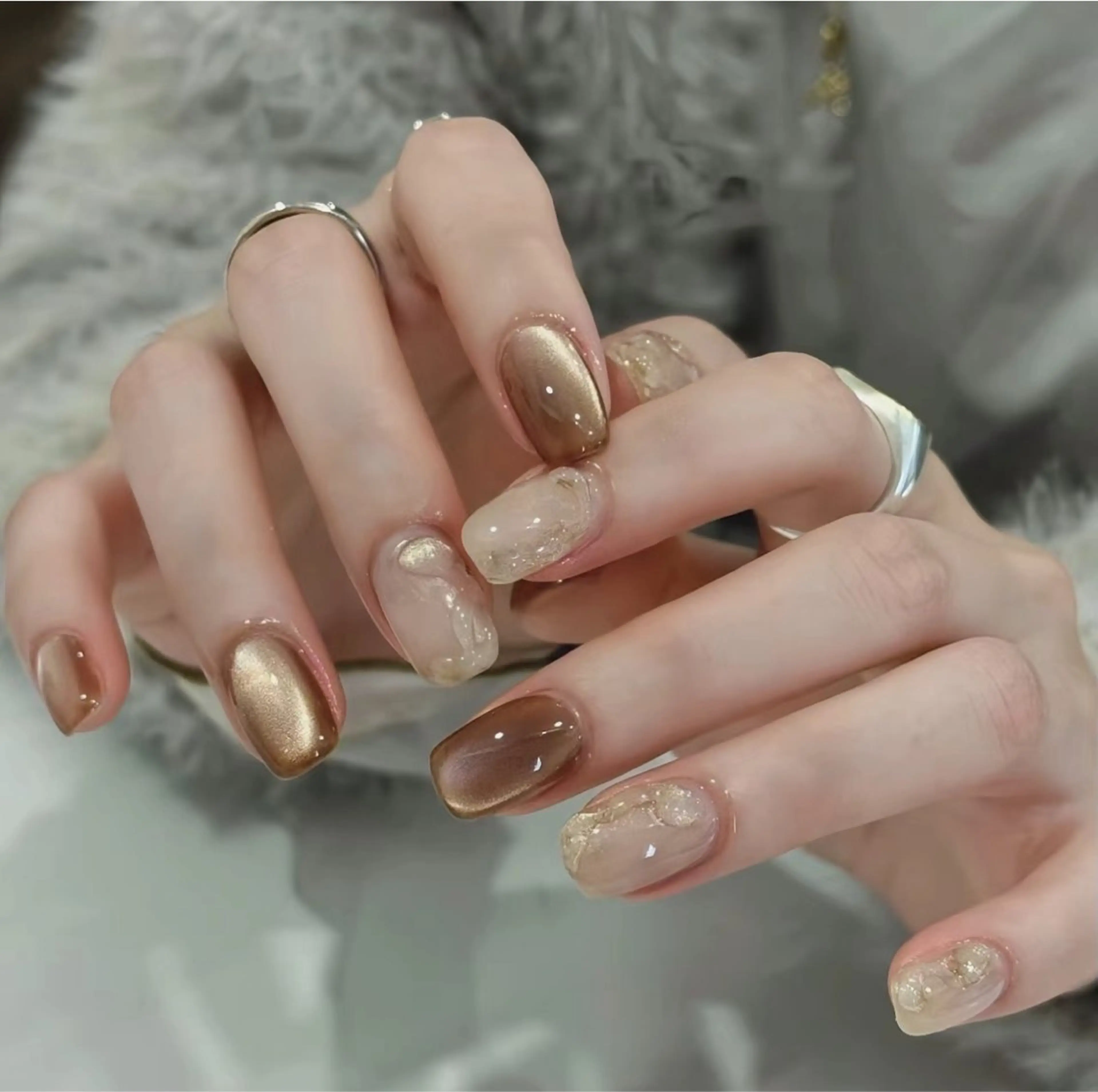 ネイル ハンドネイル H&B 楊のネイルデザイン