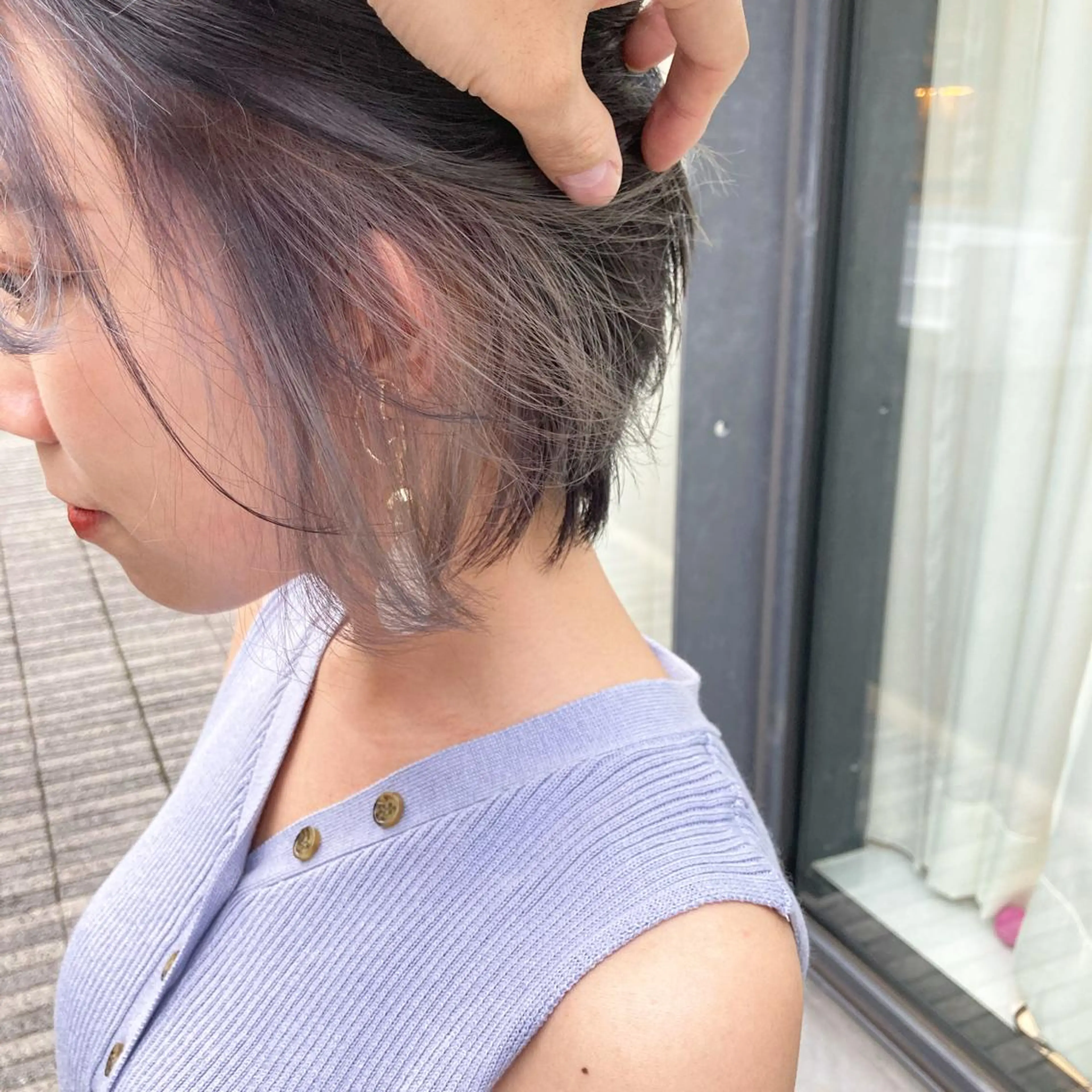 ショート カラー ヘアアレンジ Zina渋谷エリア マネージャShionのヘアスタイル