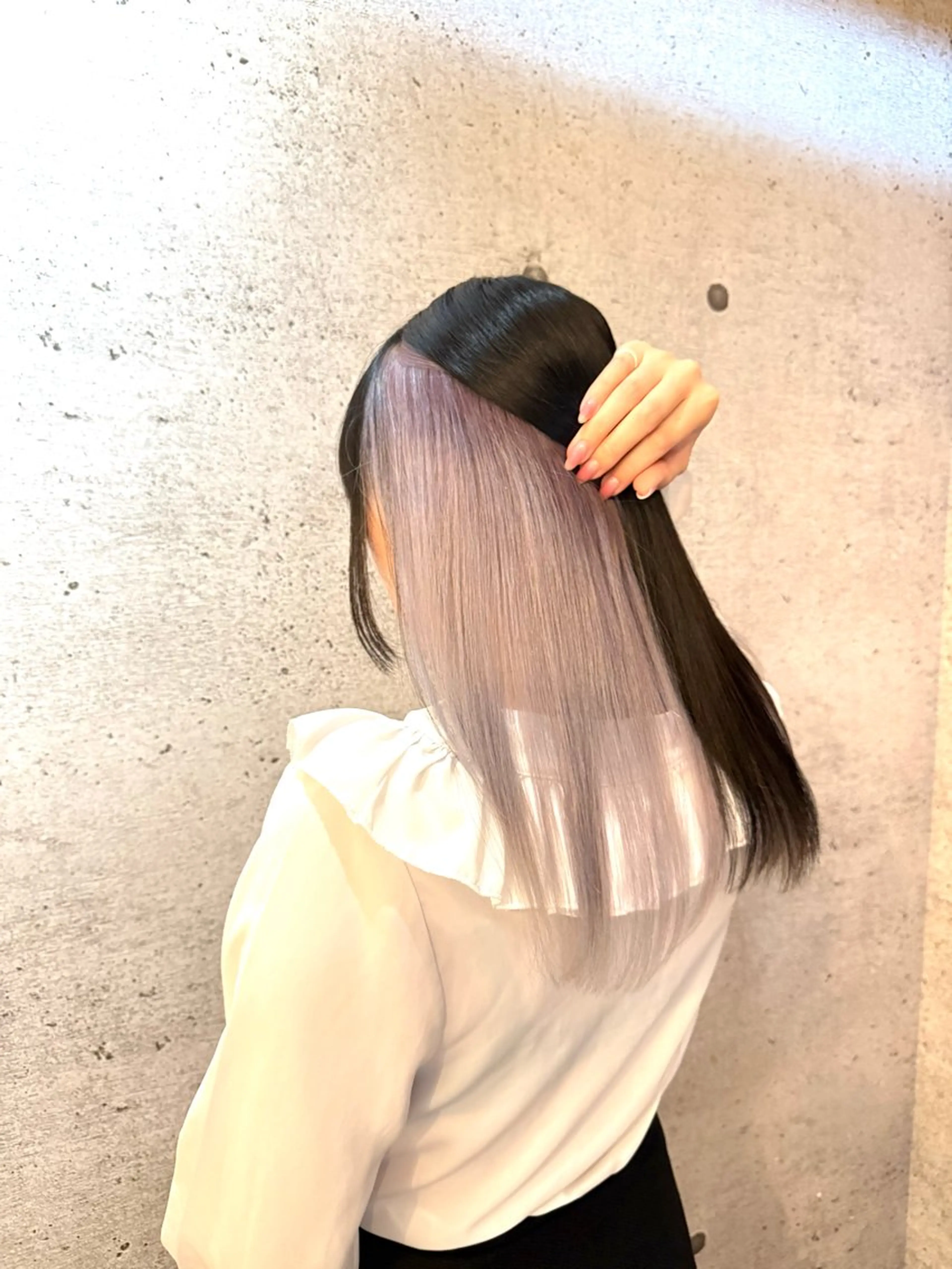 セミロング カット ヘアカラー ✨髪質改善✨ 松田 愛莉のヘアスタイル