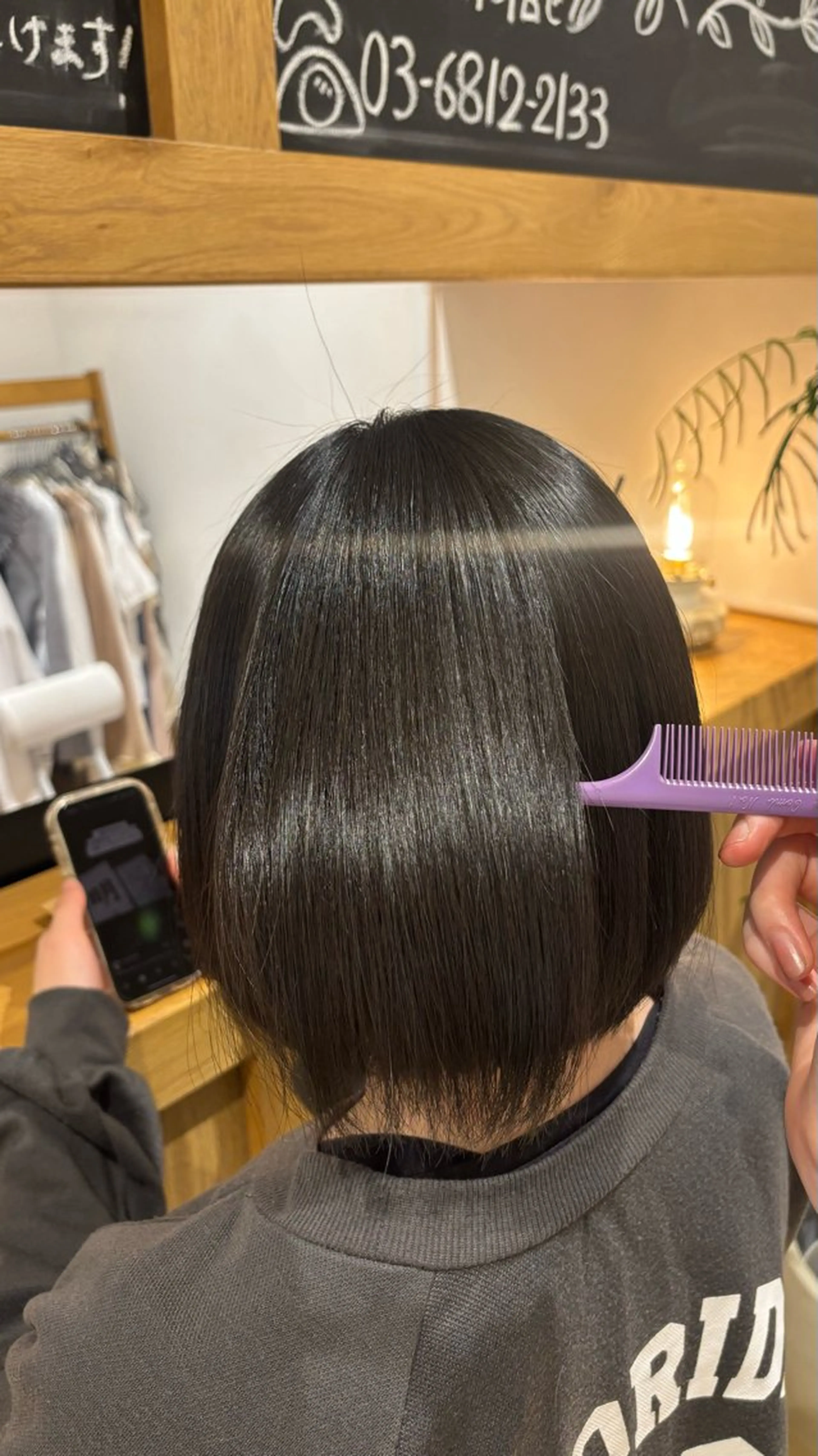 ショート 縮毛矯正 碓氷和叶/ストレート 、パーマモデル募集中のヘアスタイル