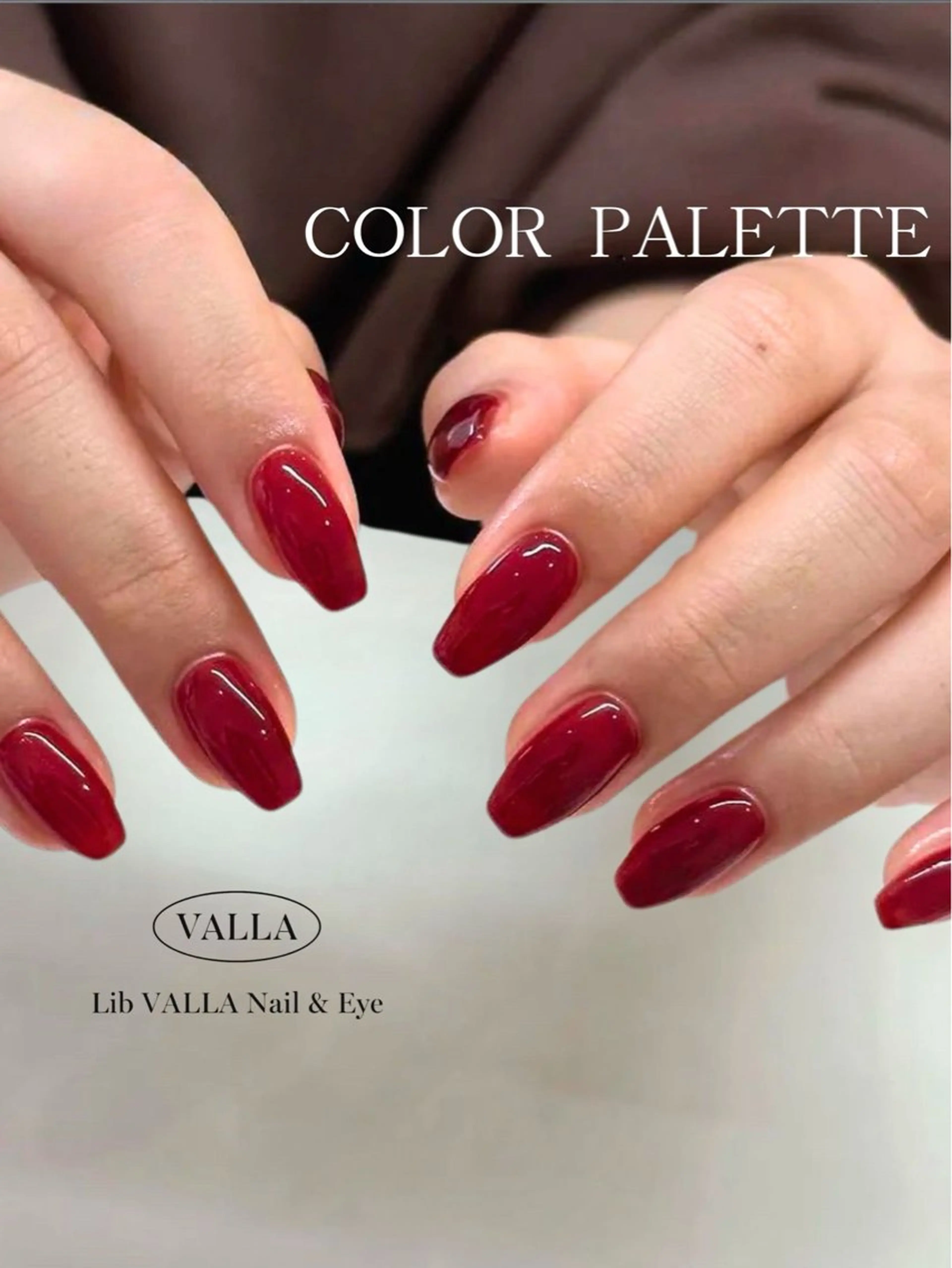 カラー LIB VALLA Kanon🧸🩷のネイルデザイン