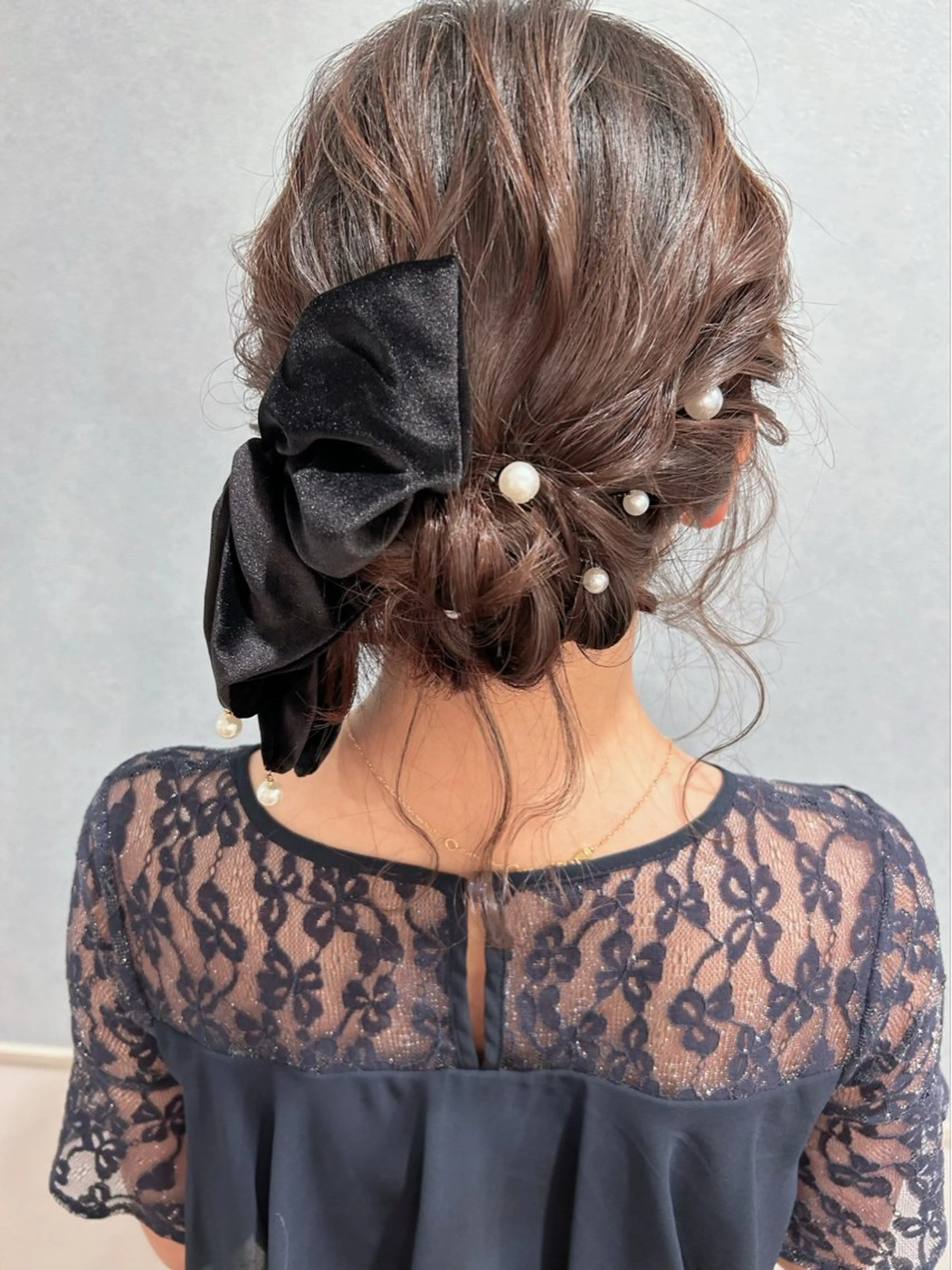 セミロング ヘアアレンジ セットサロン      ラフテル所属・大阪/ヘアアレンジ /似合わせset💐のヘアスタイル