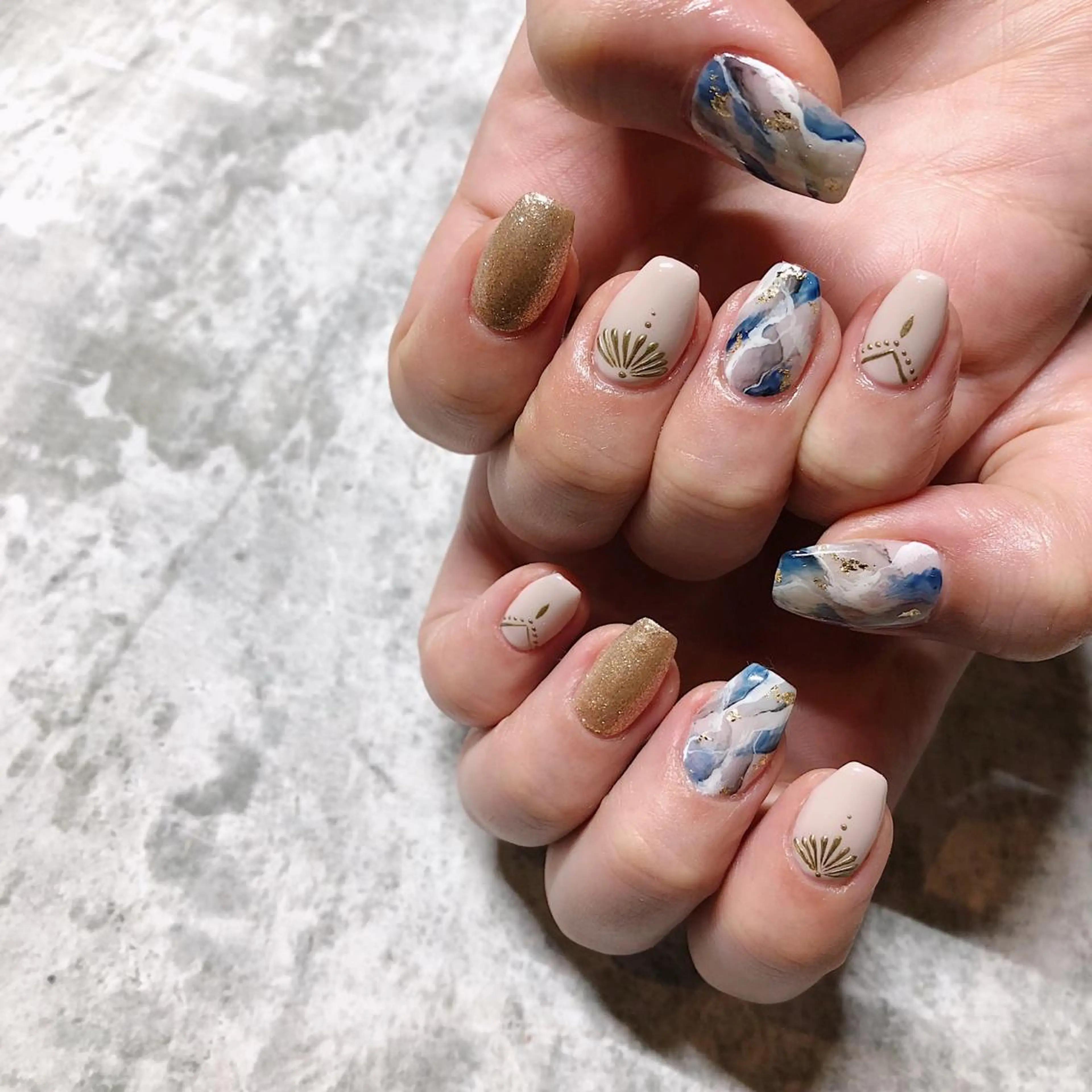 ネイル ハンドネイル 🌞💜 KAORI 🌴のネイルデザイン