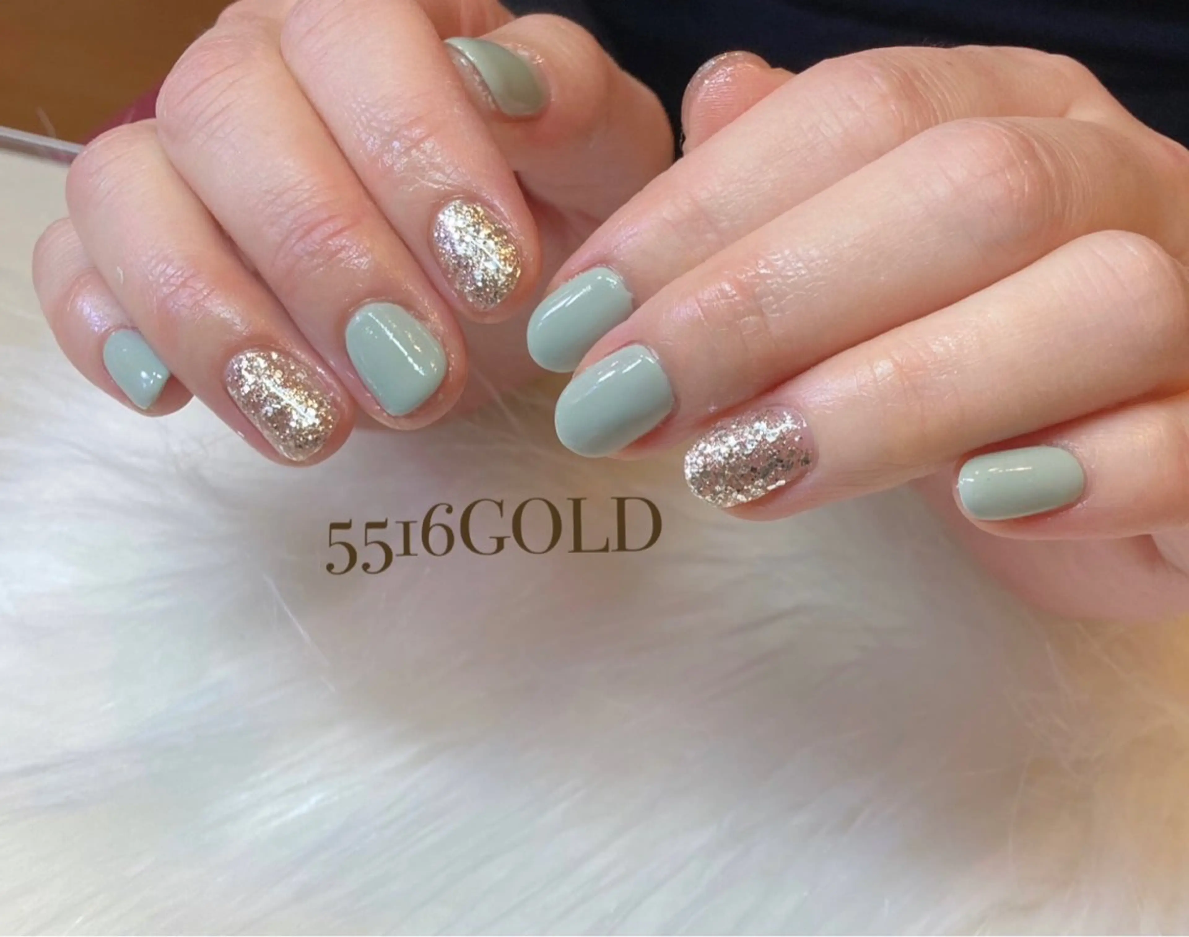 ネイル ラメ(グリッター) 💎5516 MACHIKOのネイルデザイン