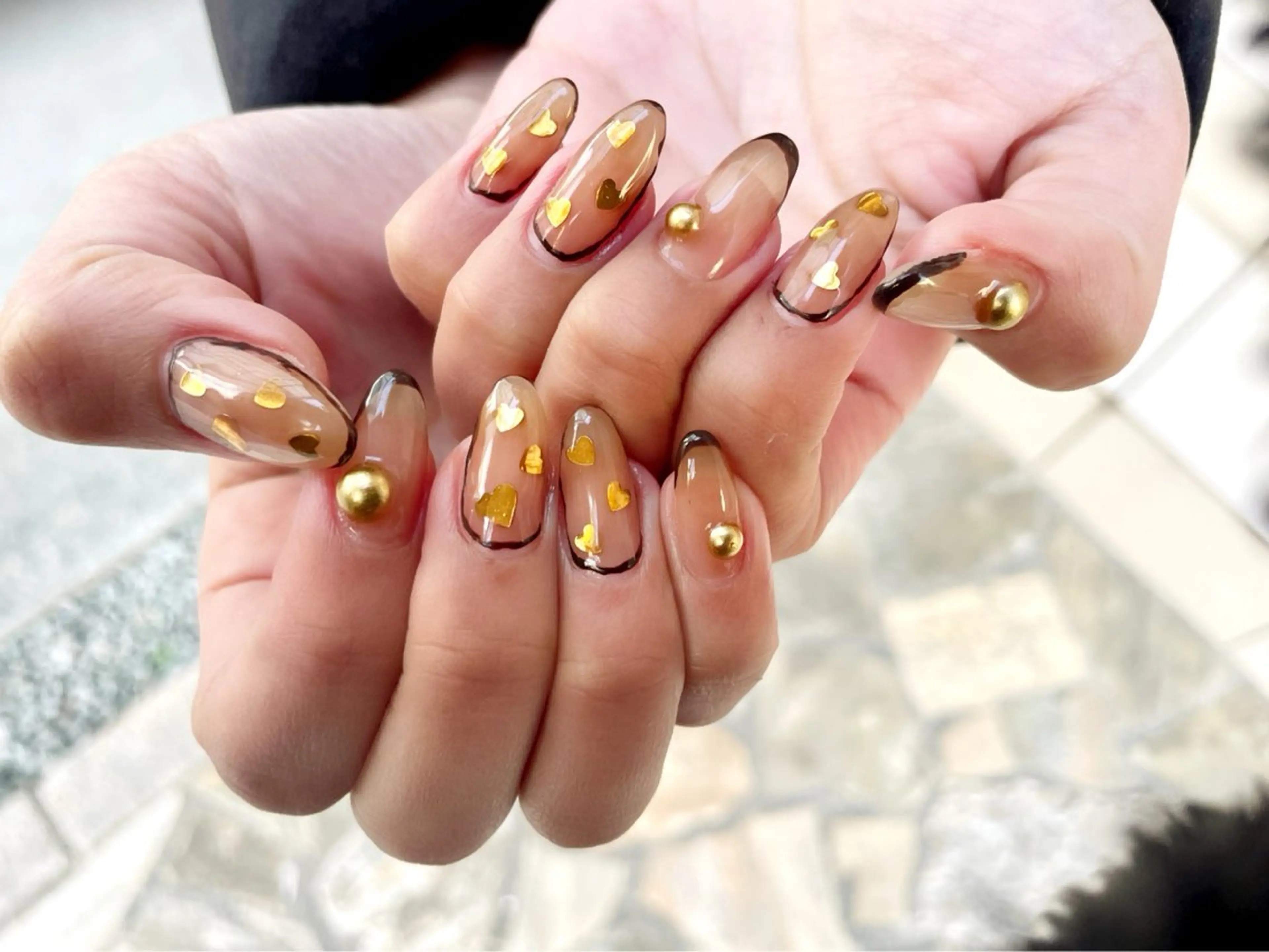 ネイル ハート ホログラムネイル バレンタイン nailroom.. shikiのネイルデザイン