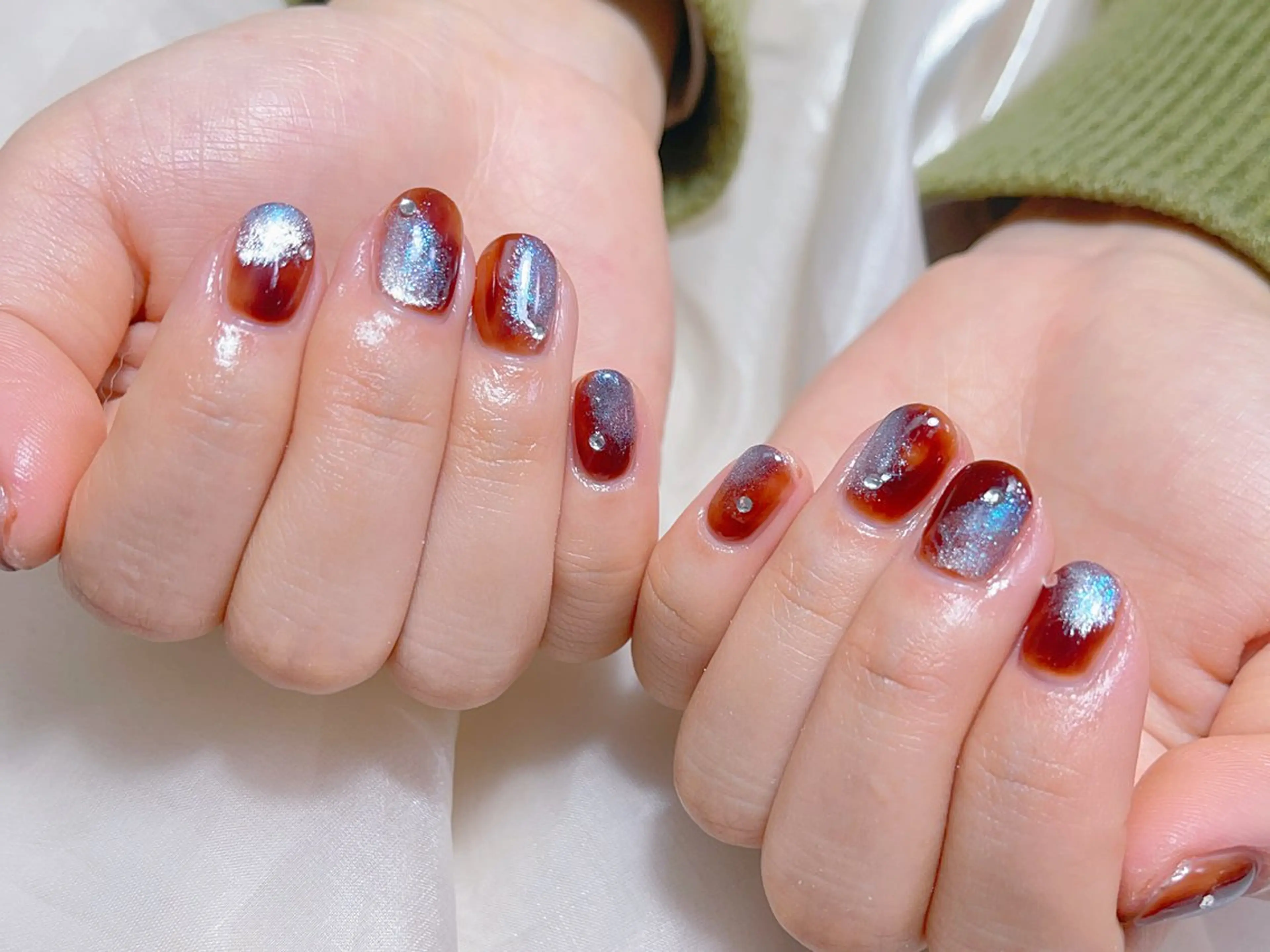 ネイル 🎀ネイルサロン エクラYUI🎀のネイルデザイン