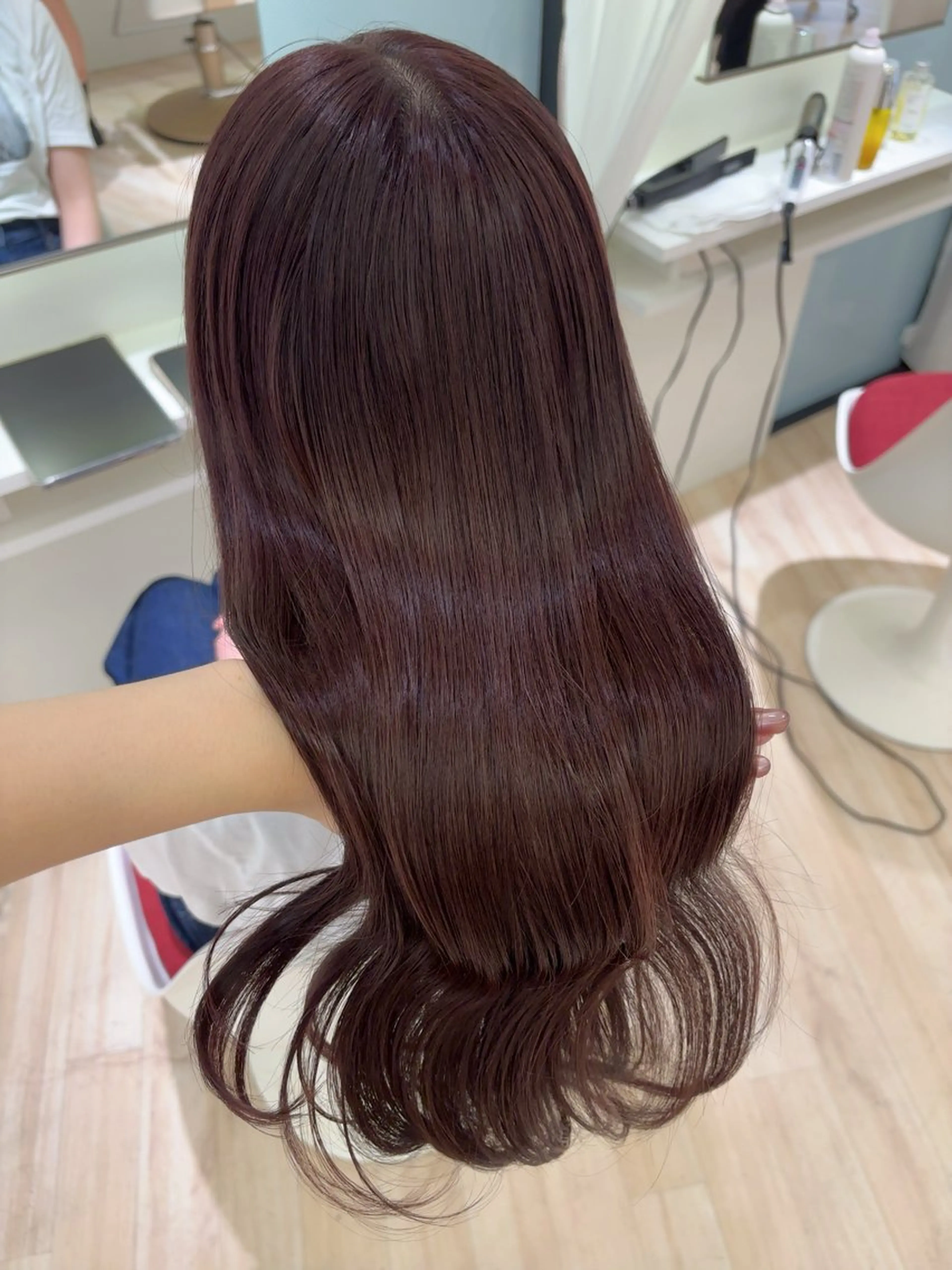 ロング カラー ParveMix 岡本えりかのヘアスタイル