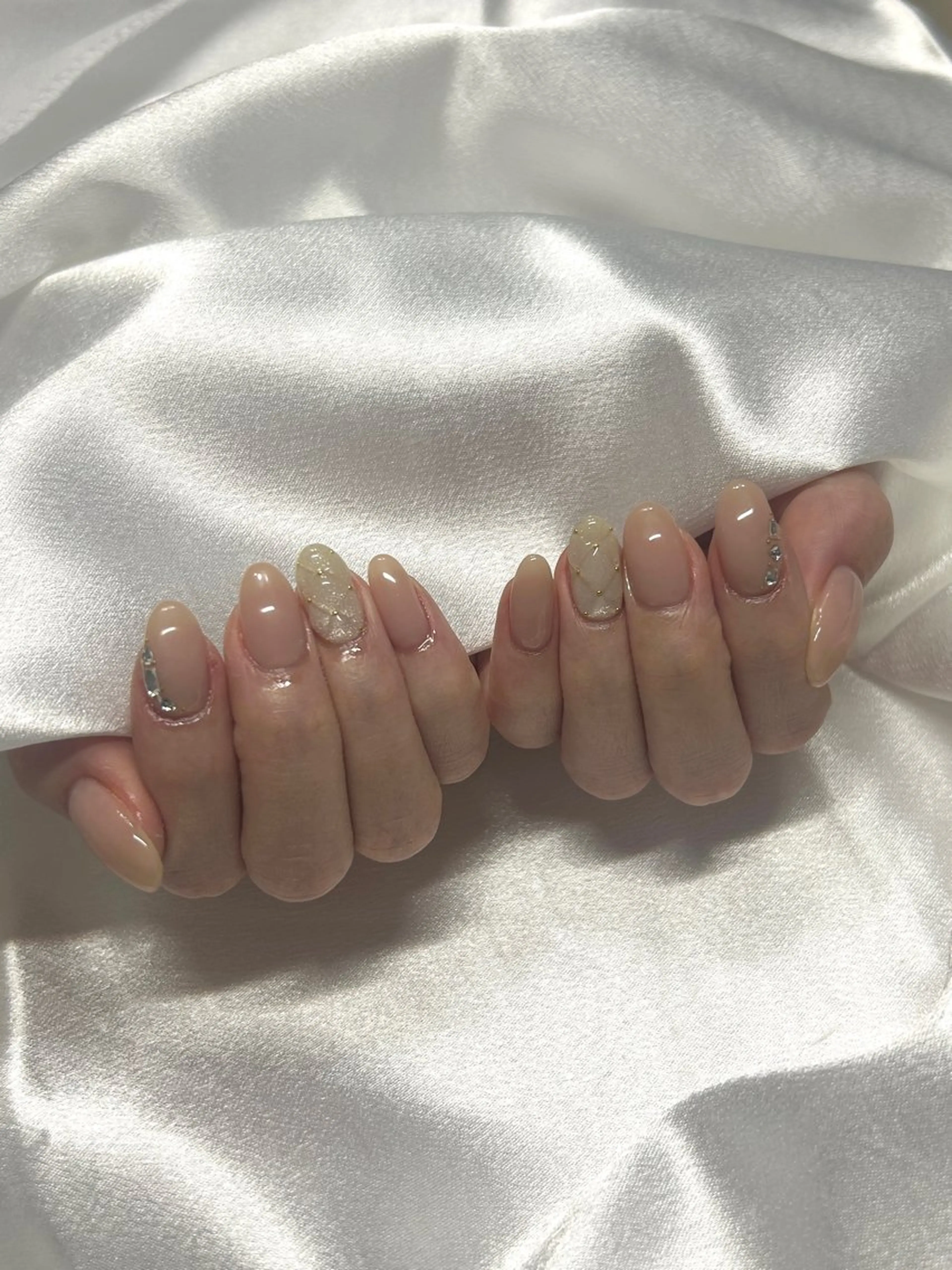 ネイル オフィスネイル シンプルネイル ハンドネイル nail salon　coco no ne所属・coco no ne KANNAのネイルデザイン