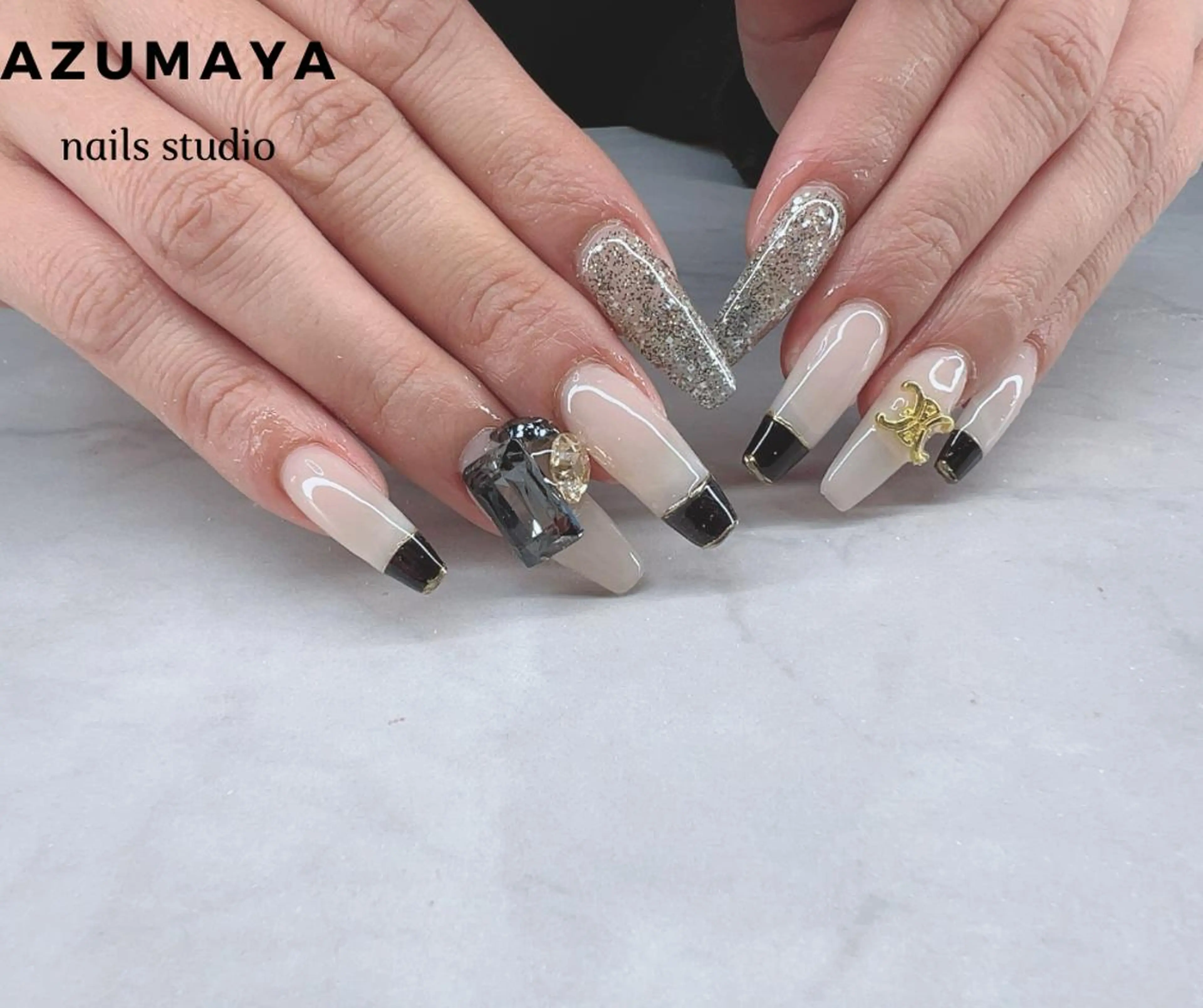 ネイル azumaya ネイリストarisaのネイルデザイン