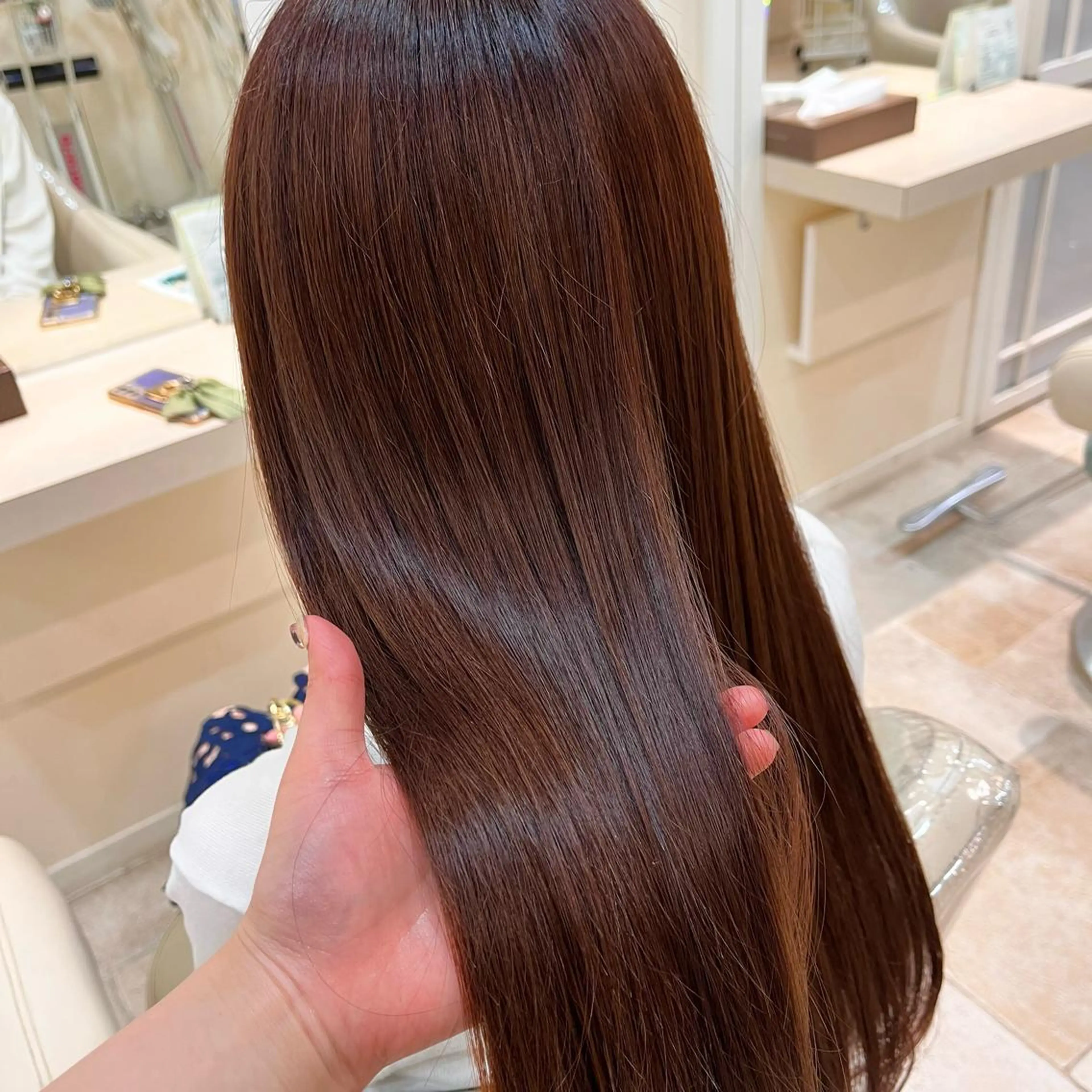 ロング ピンクブラウン ヘアカラー PELE SAKAE /Sayakaのヘアスタイル