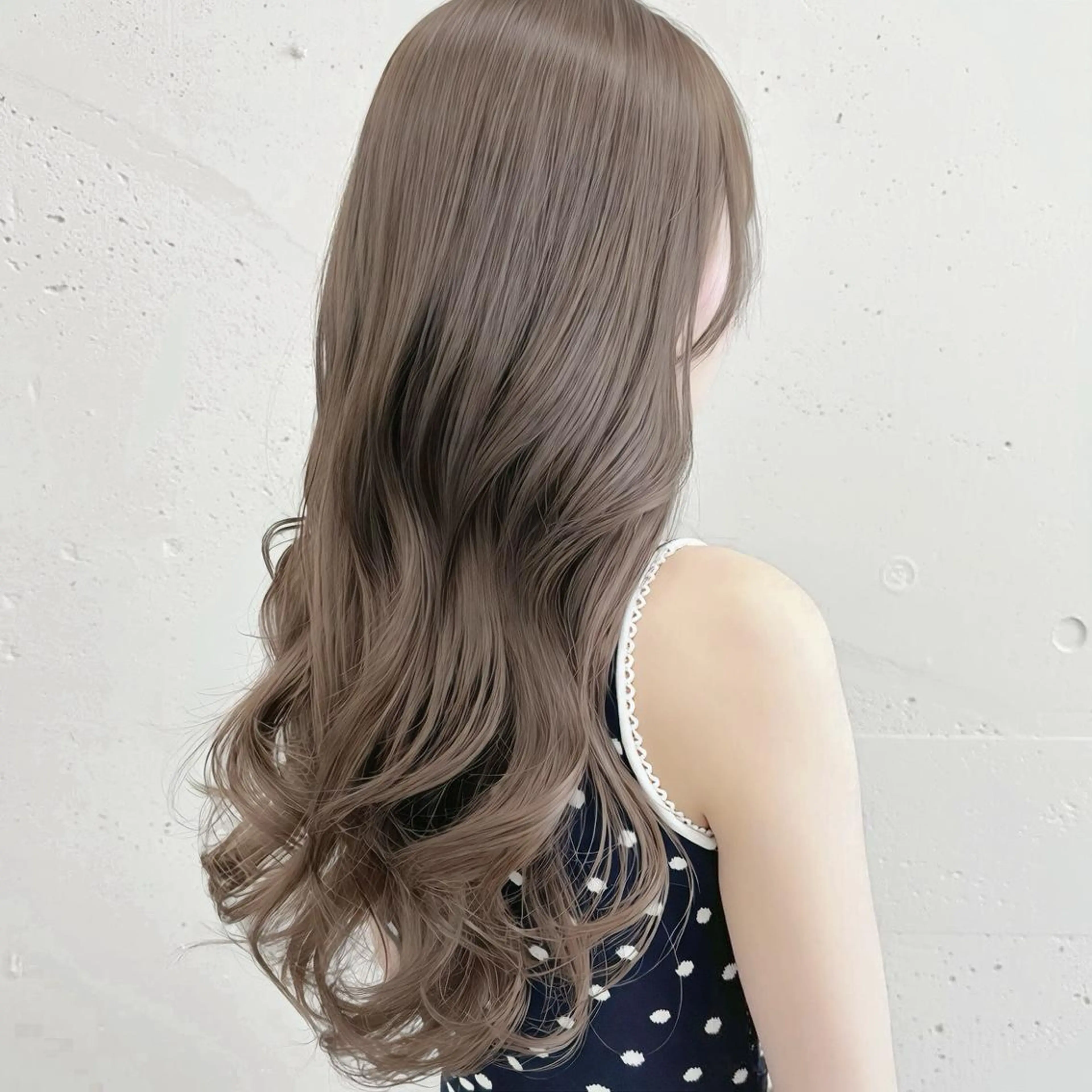 カラー セミロング ベージュカラー ブリーチ 透明感カラー ヘーゼル ブリーチなしカラー ヘアカラー トリートメント 透明感🪽艶カラー☆ トレンドヘア✨のヘアスタイル