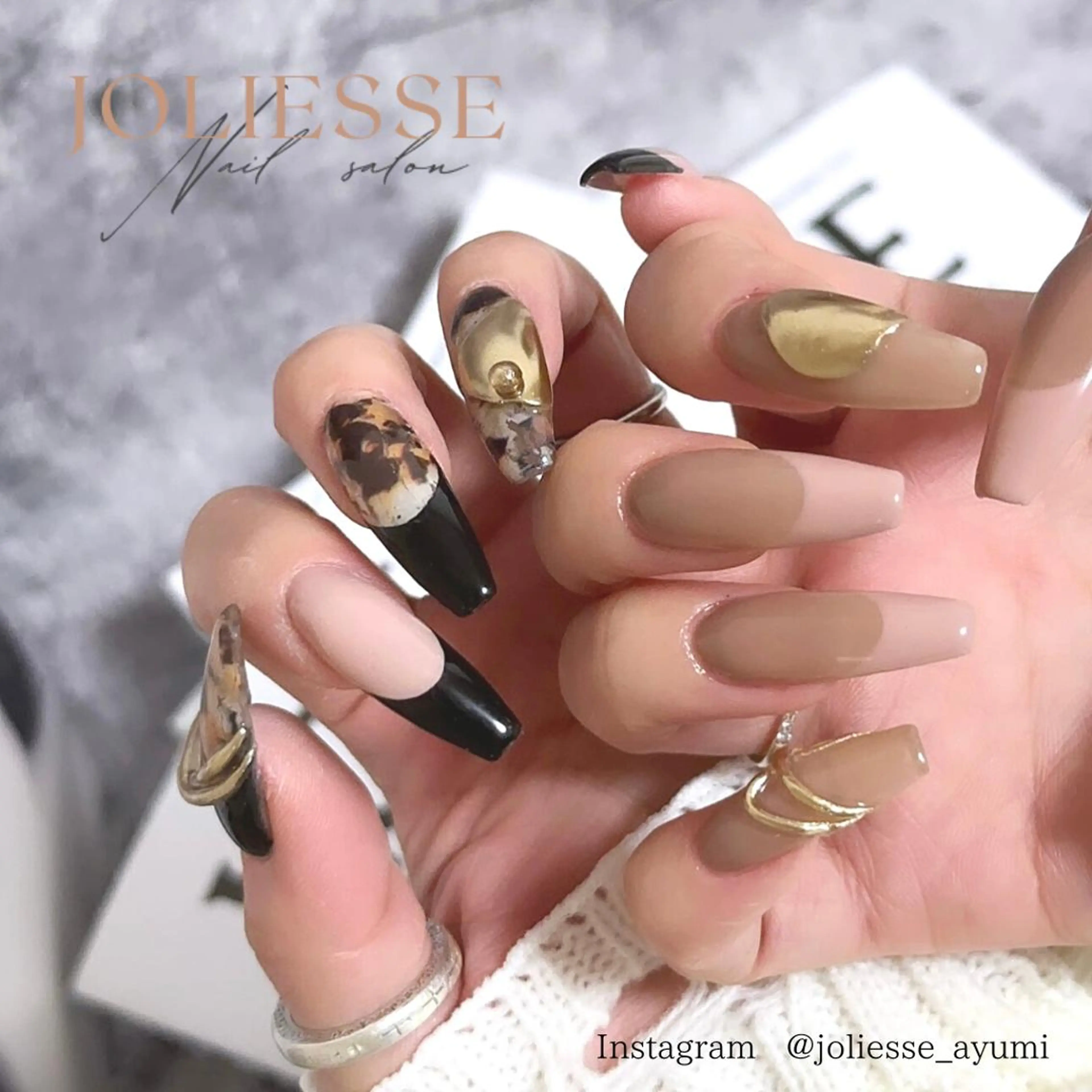 ネイル シンプルネイル ハンドネイル joliesse【ジョリエス】所属・JOLIESSE Ayumiのネイルデザイン