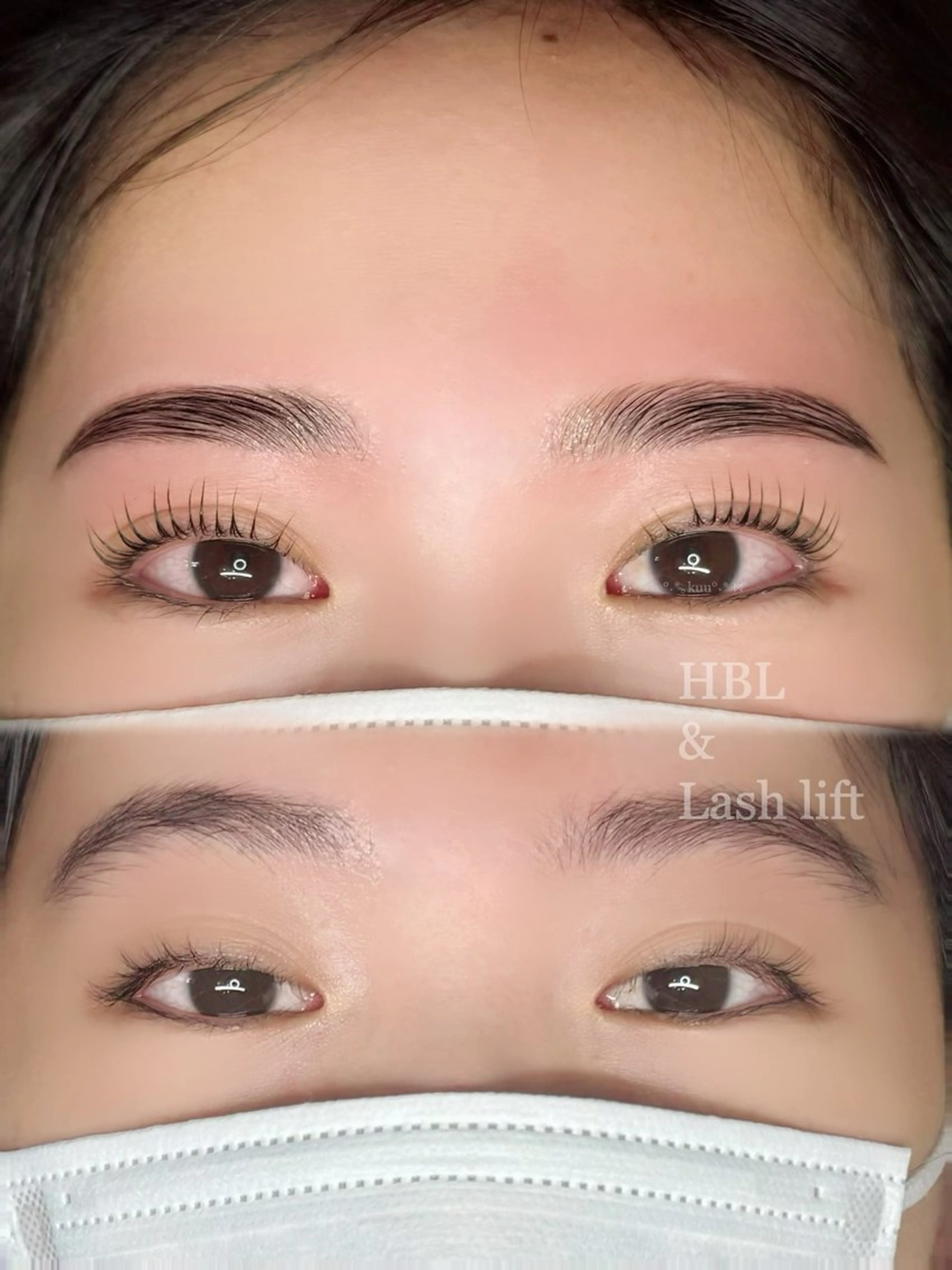 【目元完璧set】パリジェンヌorラッシュリフト＆ハリウッドブロウリフト¥9800 100分☆来店時次回ご予約で割引ありの写真