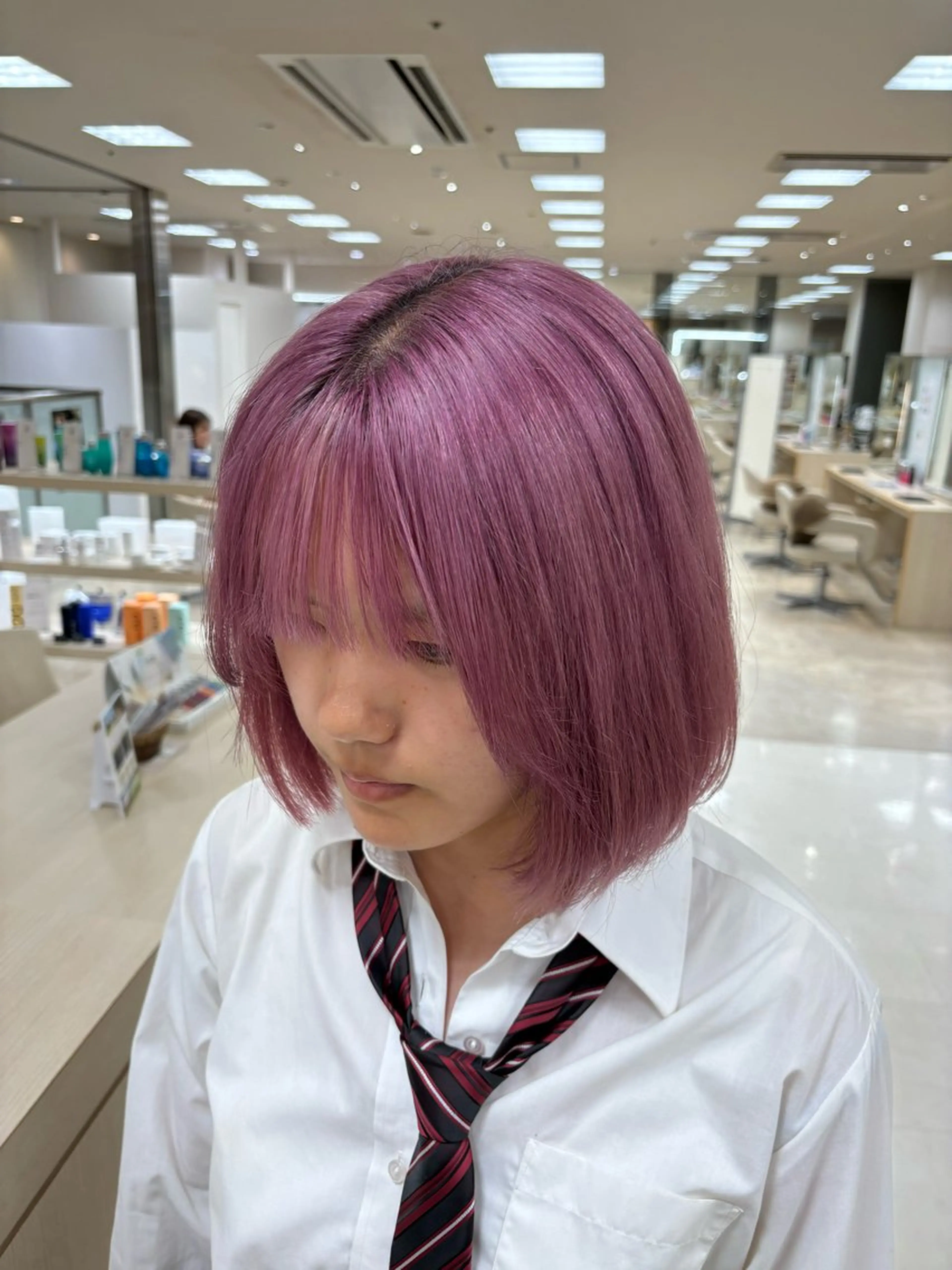 カラー 🎀暖色カラー/透明 感カラー/ひな🎀のヘアスタイル