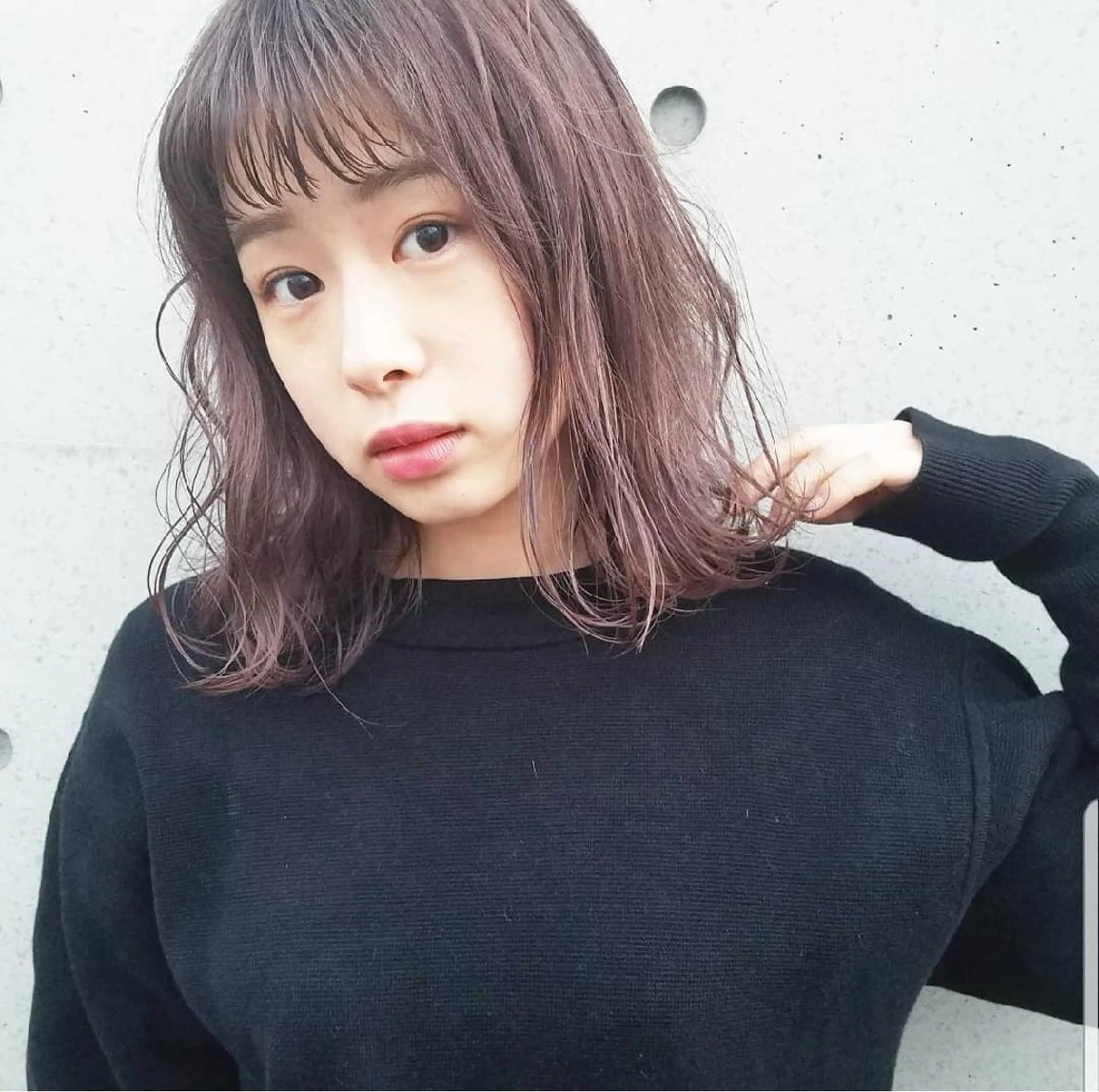 カラー 🙃 透明感カラー/ボブのヘアスタイル