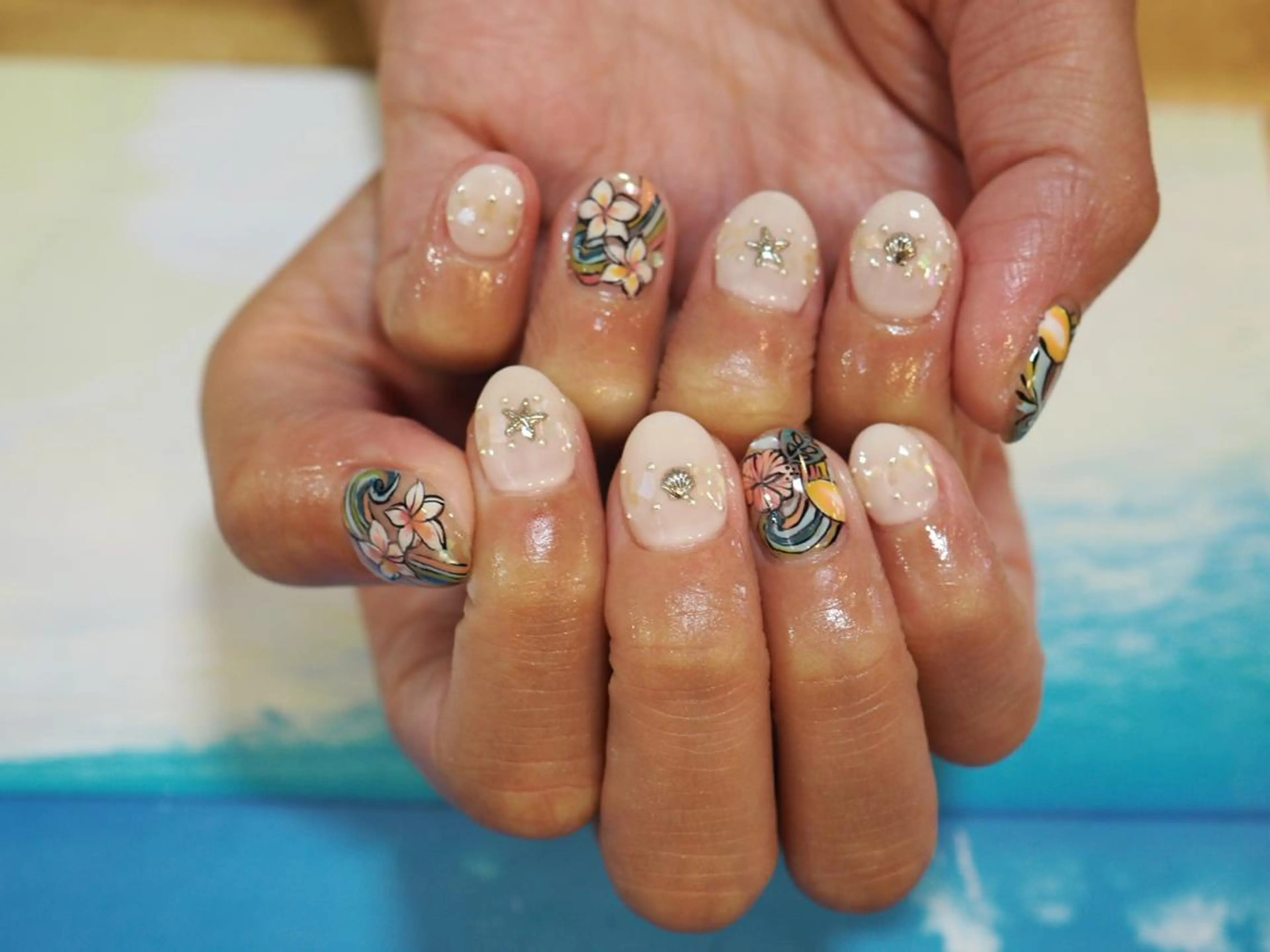 ネイル ハンドネイル ”salon" そりまちゆうこのネイルデザイン