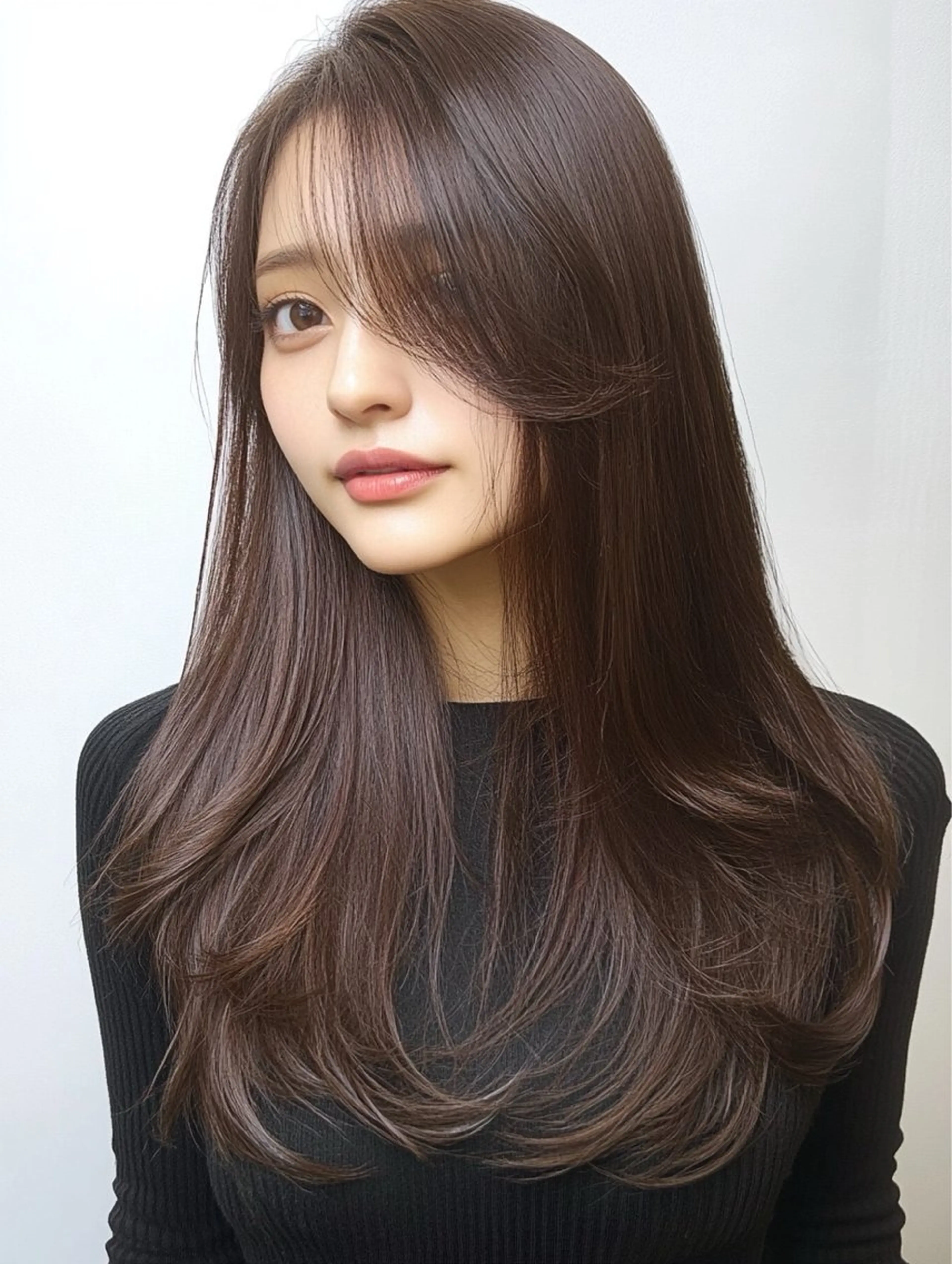 ロング レイヤーカット JILL 橋本菜希のヘアスタイル