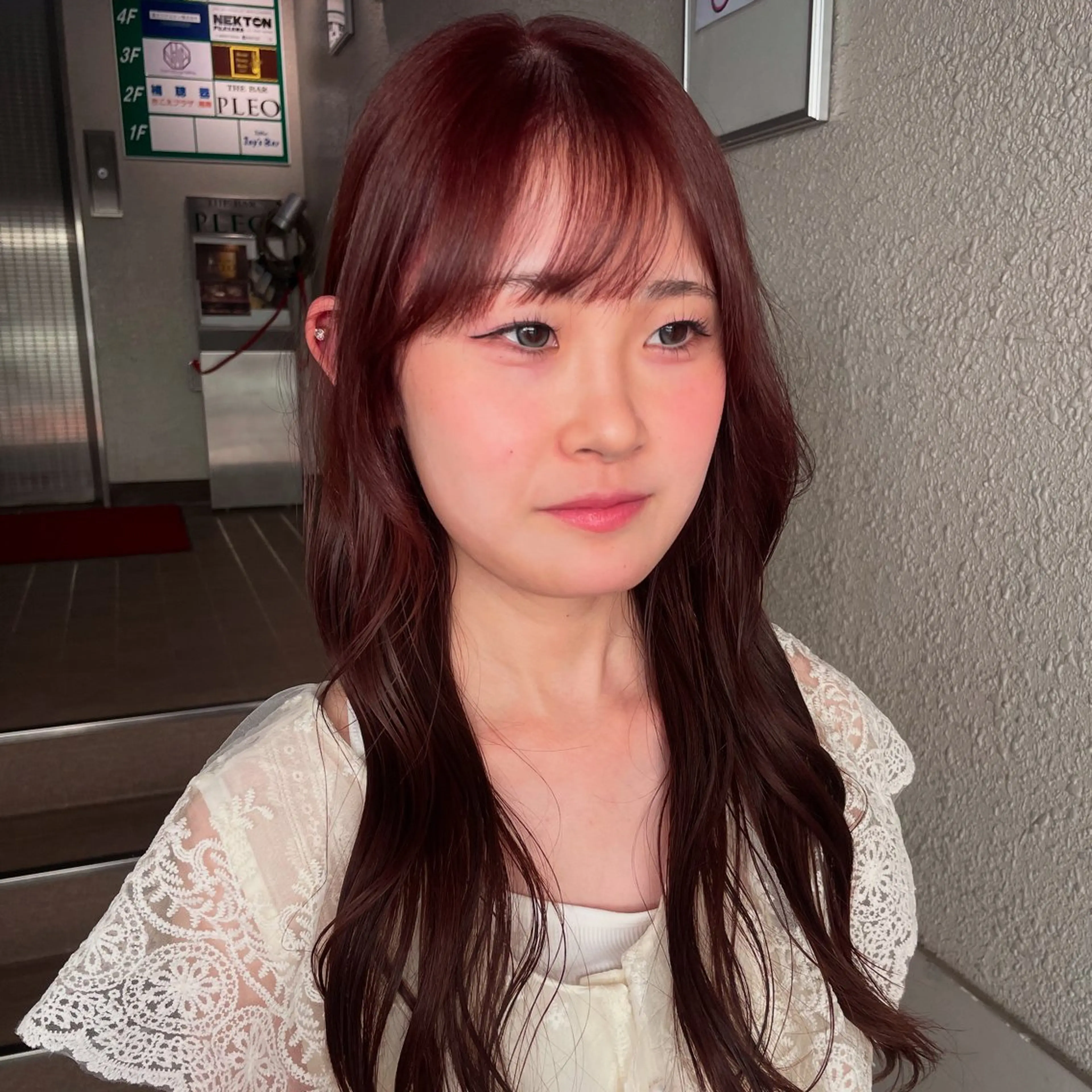 ロング カラー ヘアカラー トリートメント こいき/ブラウン・ 暖色/艶カラー🎀✨のヘアスタイル