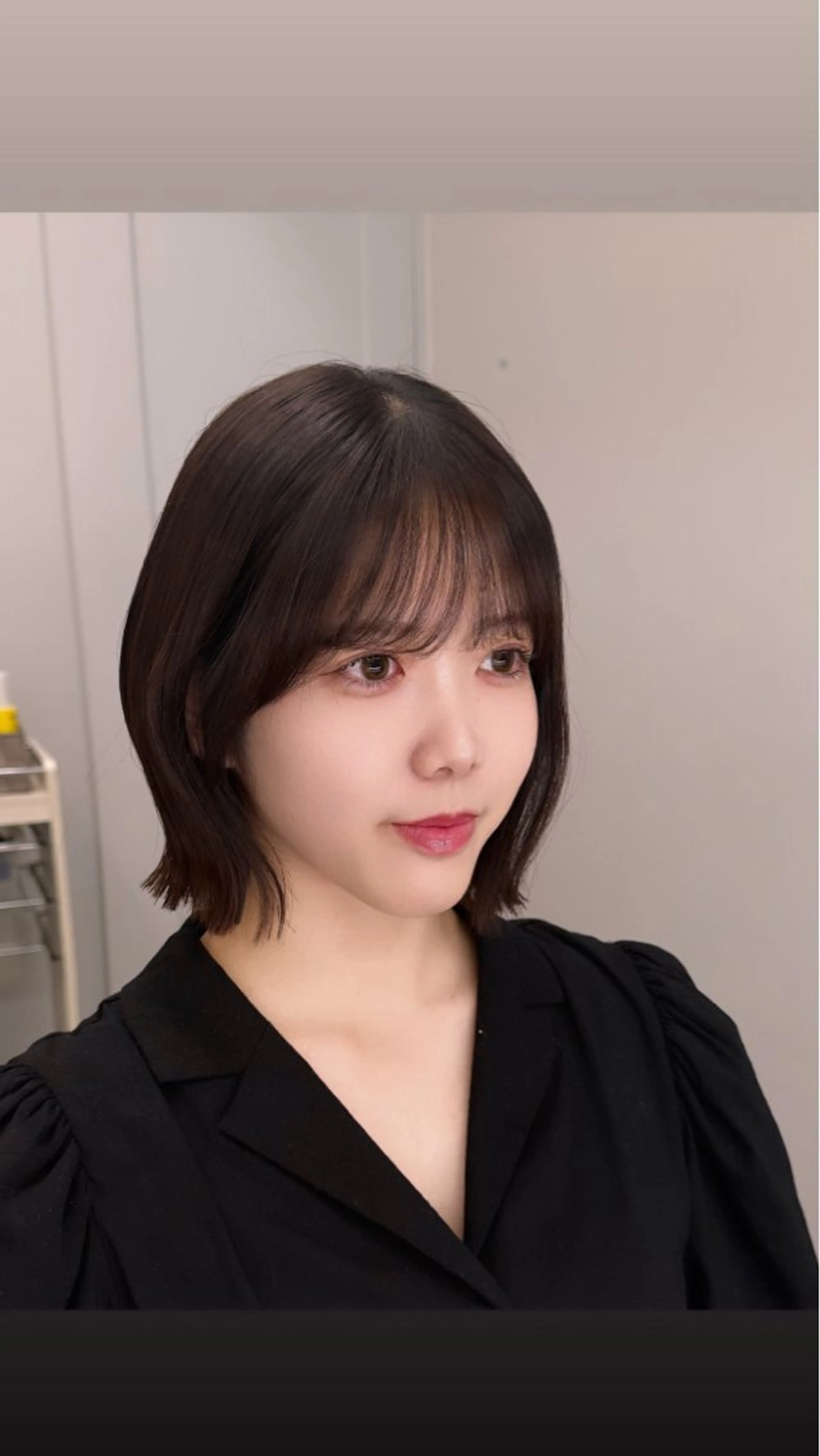 ミディアム ボブ 外ハネヘア 宇田川 結菜のヘアスタイル