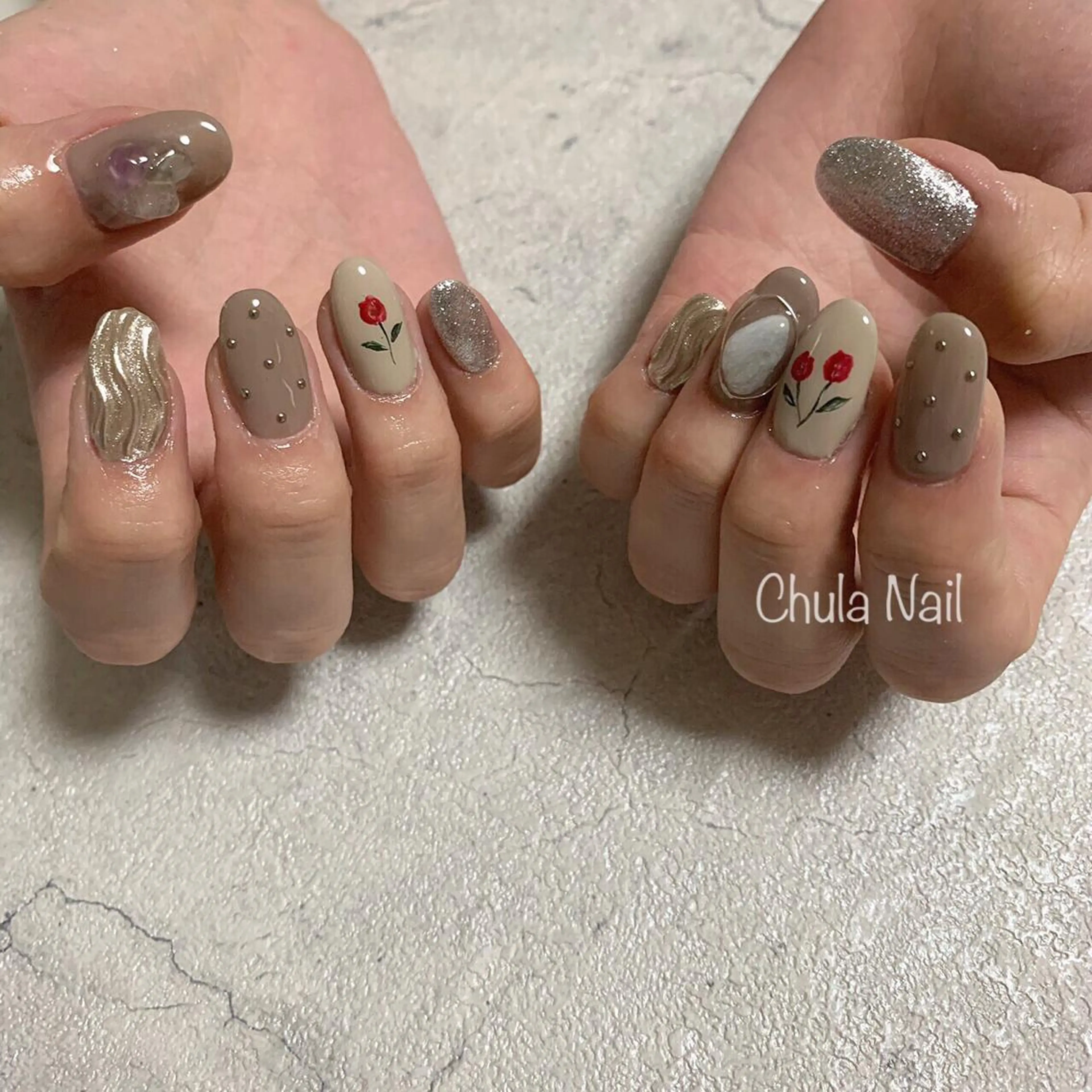 ネイル ニュアンスネイル ハンドネイル ëmma nail_ by chulaのネイルデザイン