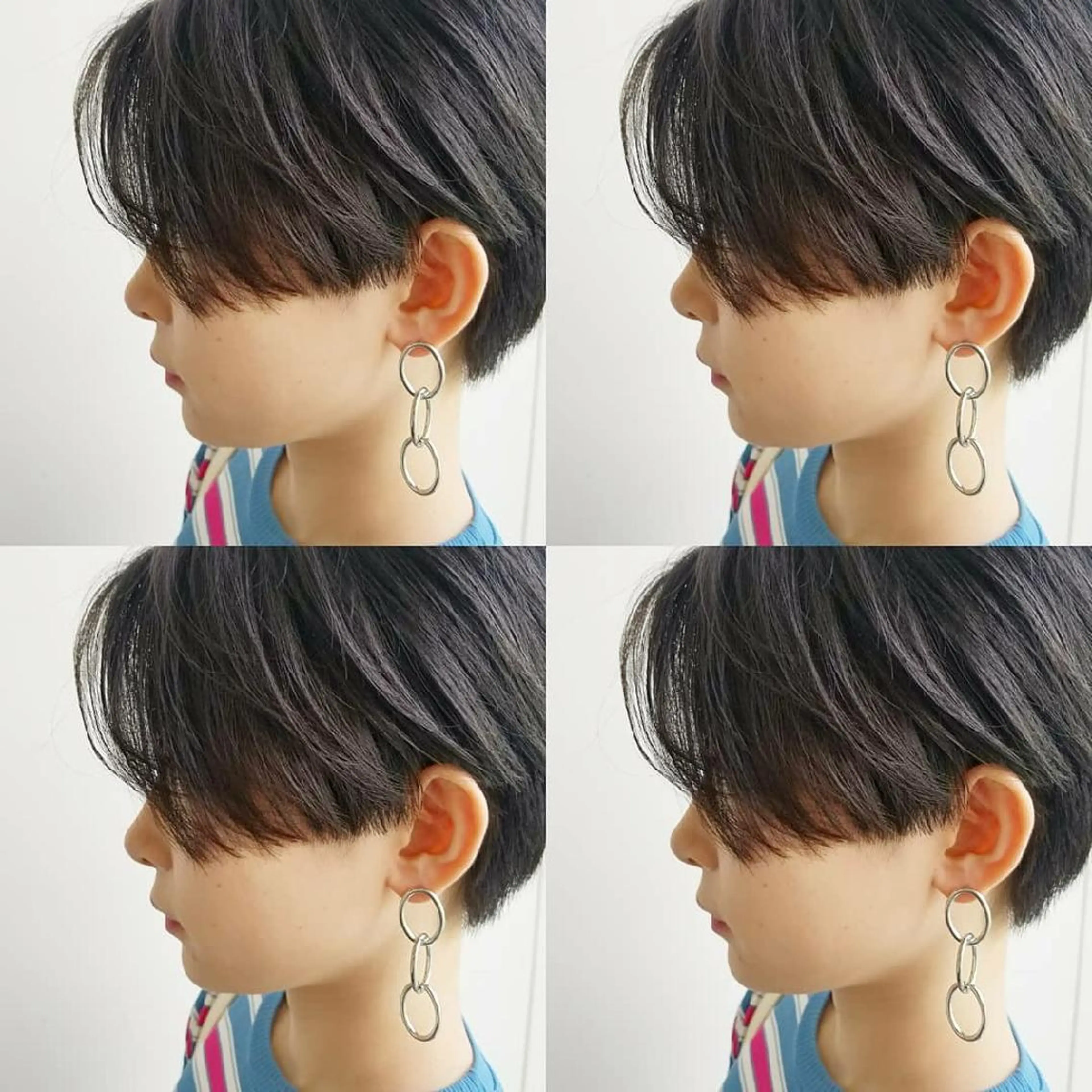 ショート カラー ショートヘア iplus✴ まつげ、眉毛、耳つぼのマツエク・マツパデザイン