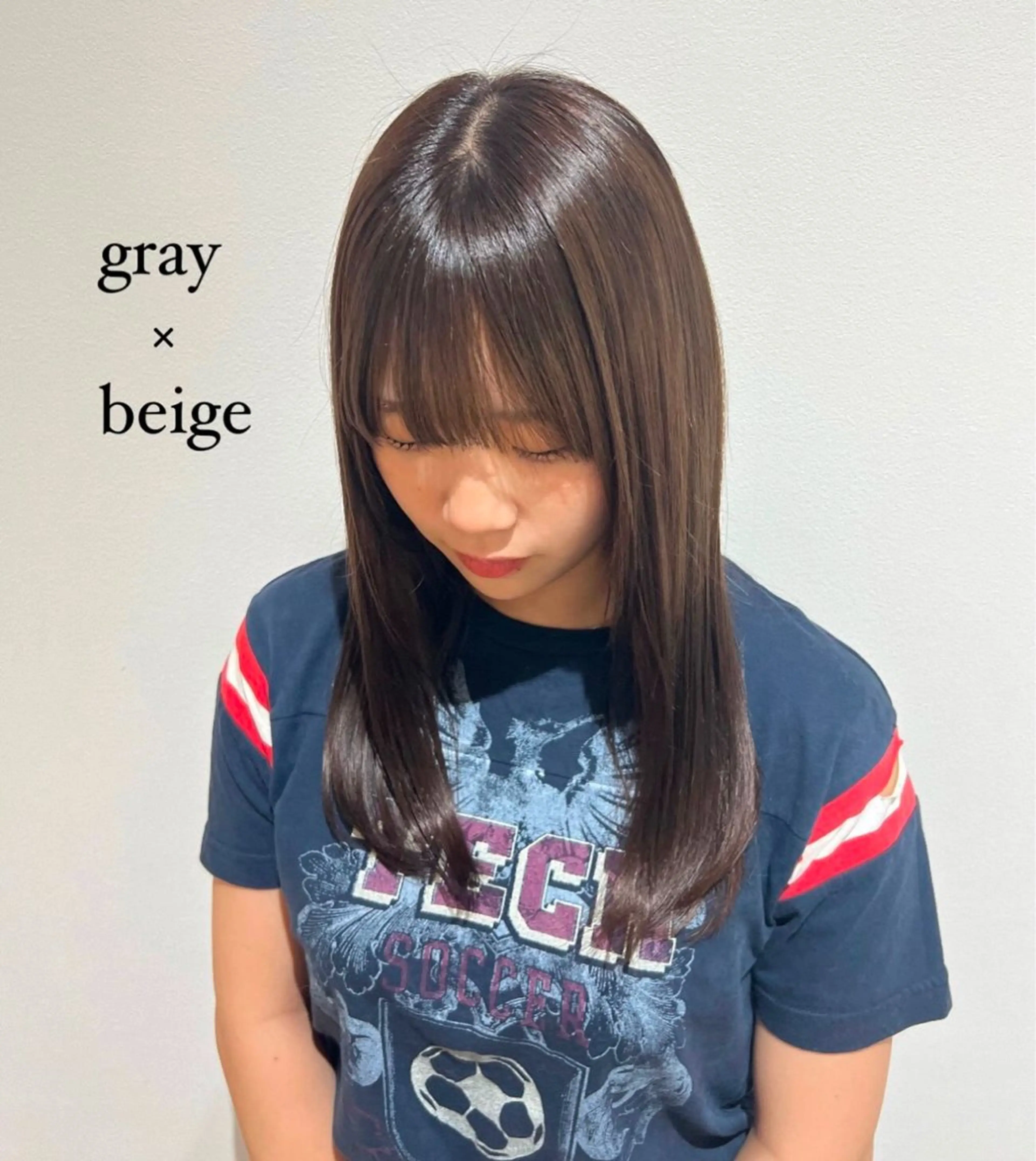 セミロング 加納千華 /ボブ/ぱつっとボブのヘアスタイル