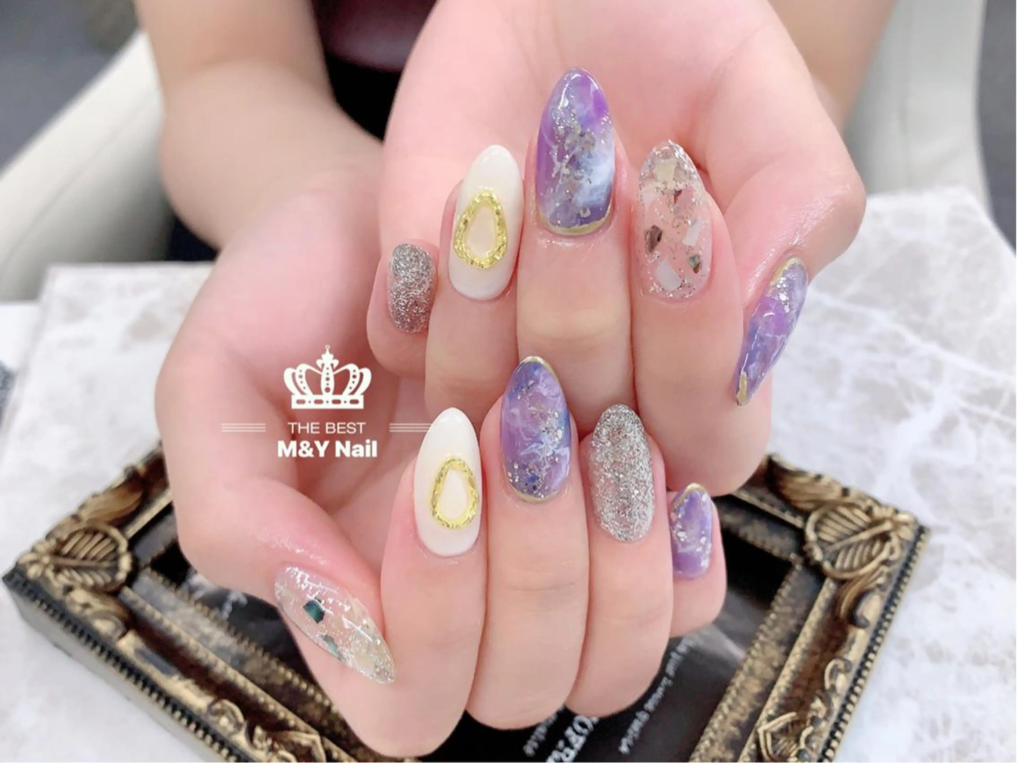 カラー ハンドネイル ハンドケア M&Y NailSalonのネイルデザイン
