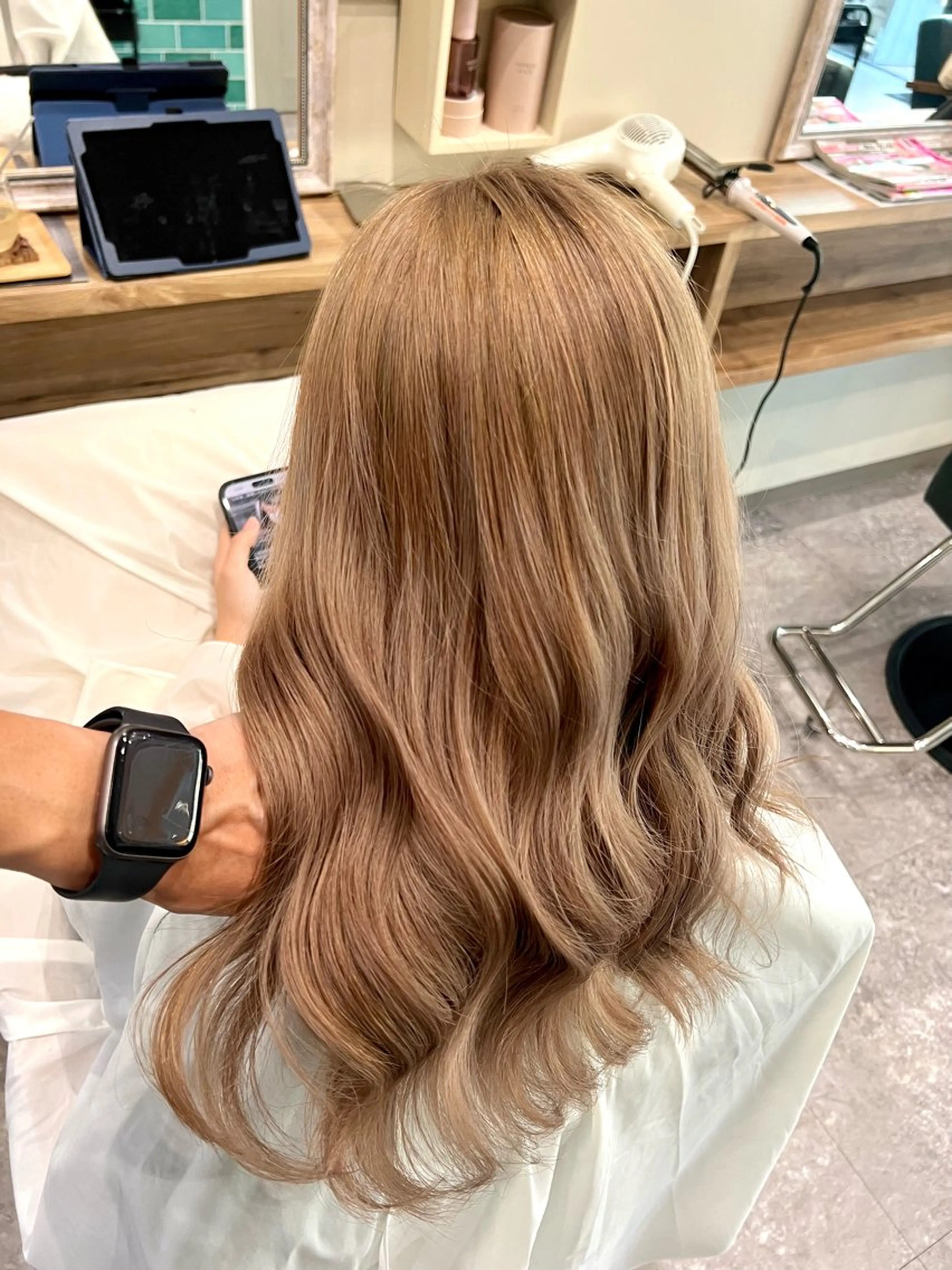 カラー ブリーチ/ストレート ダブルカラーtetoのヘアスタイル