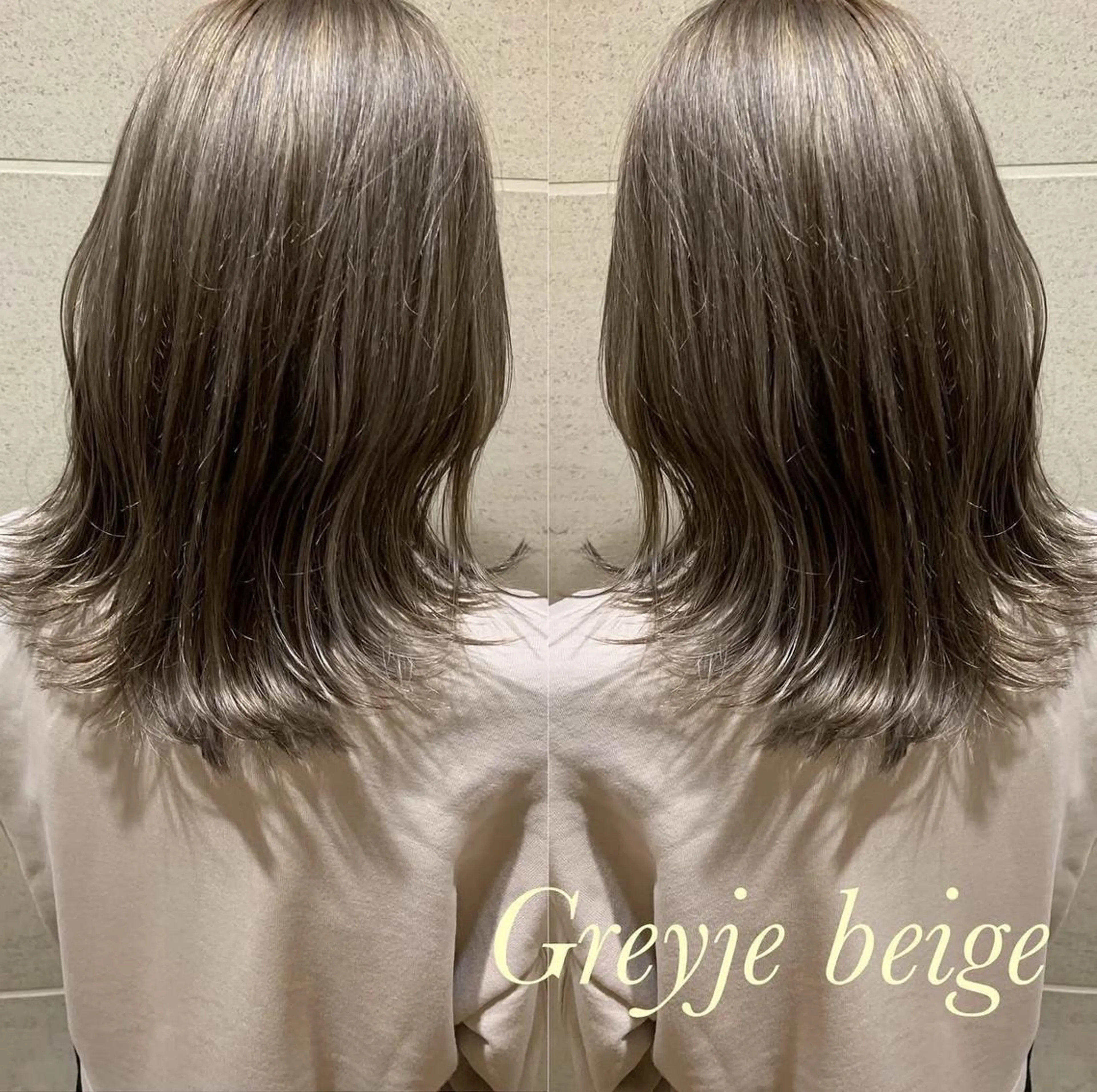 『髪質改善+透け感🩵』1ブリーチカラー+ケラチントリートメント ¥14,800→¥8,800の写真