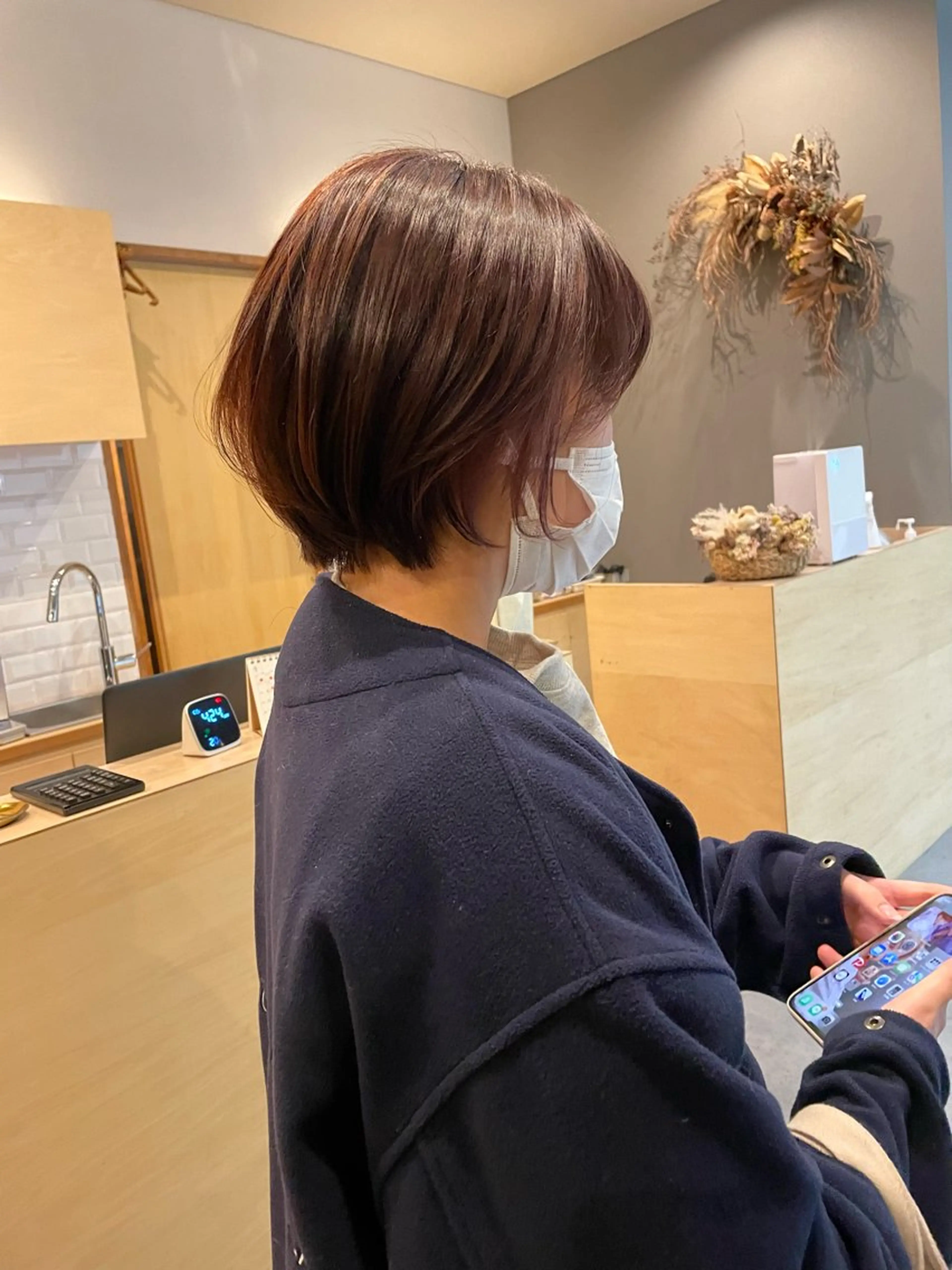 ショート カラー LORO.hairmake&spa所属・山﨑 ひよりのヘアスタイル