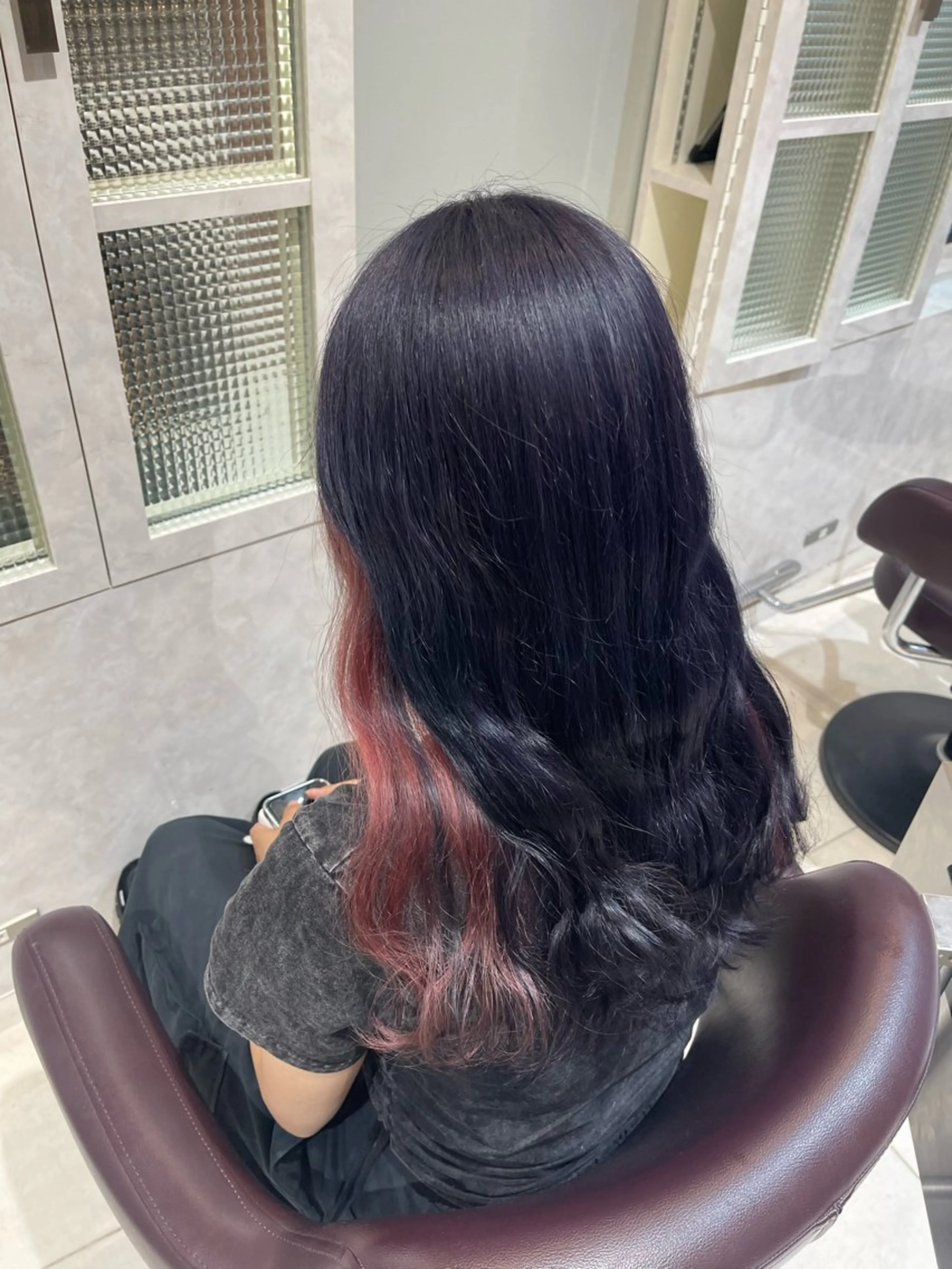 ロング カラー ヘアカラー mana/メンズ/ ヘアセット/ブリーチのヘアスタイル