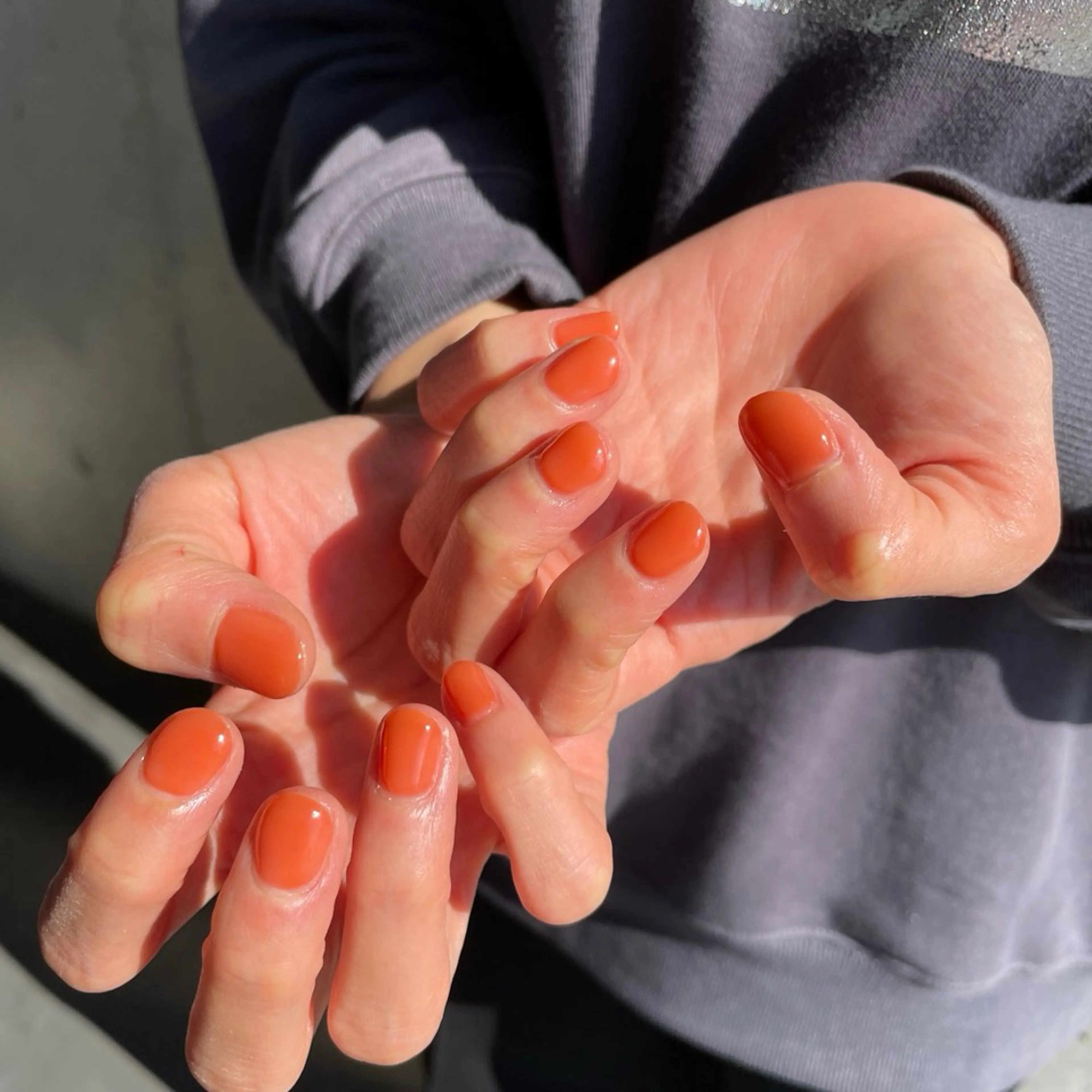 ネイル オフィスネイル ワンカラーネイル シンプルネイル nail spot givemine所属・山﨑 えり子の眉毛・アイブロウイメージ