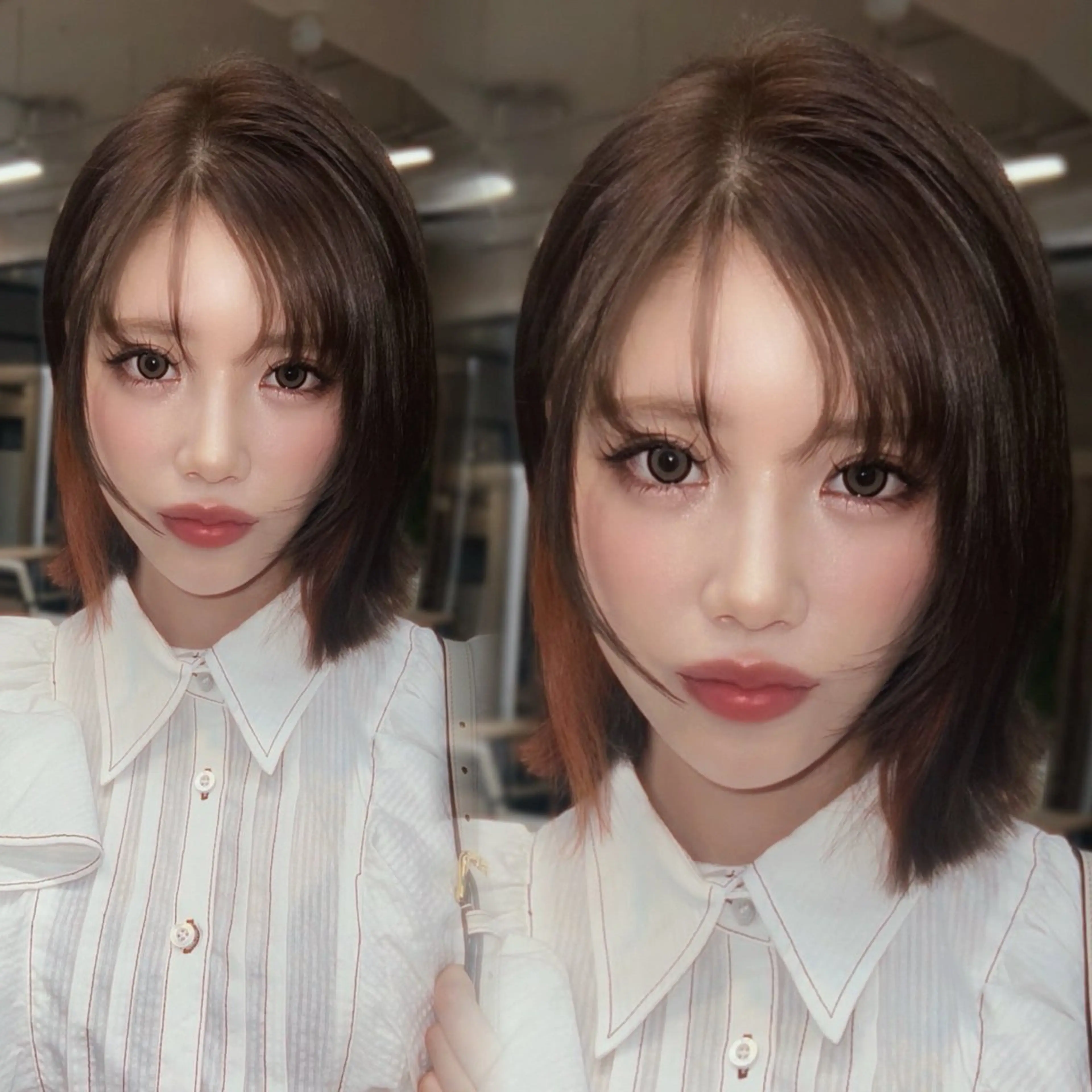 ショート カラー カット ヘアカラー Pocket仙台 💚モエリのヘアスタイル