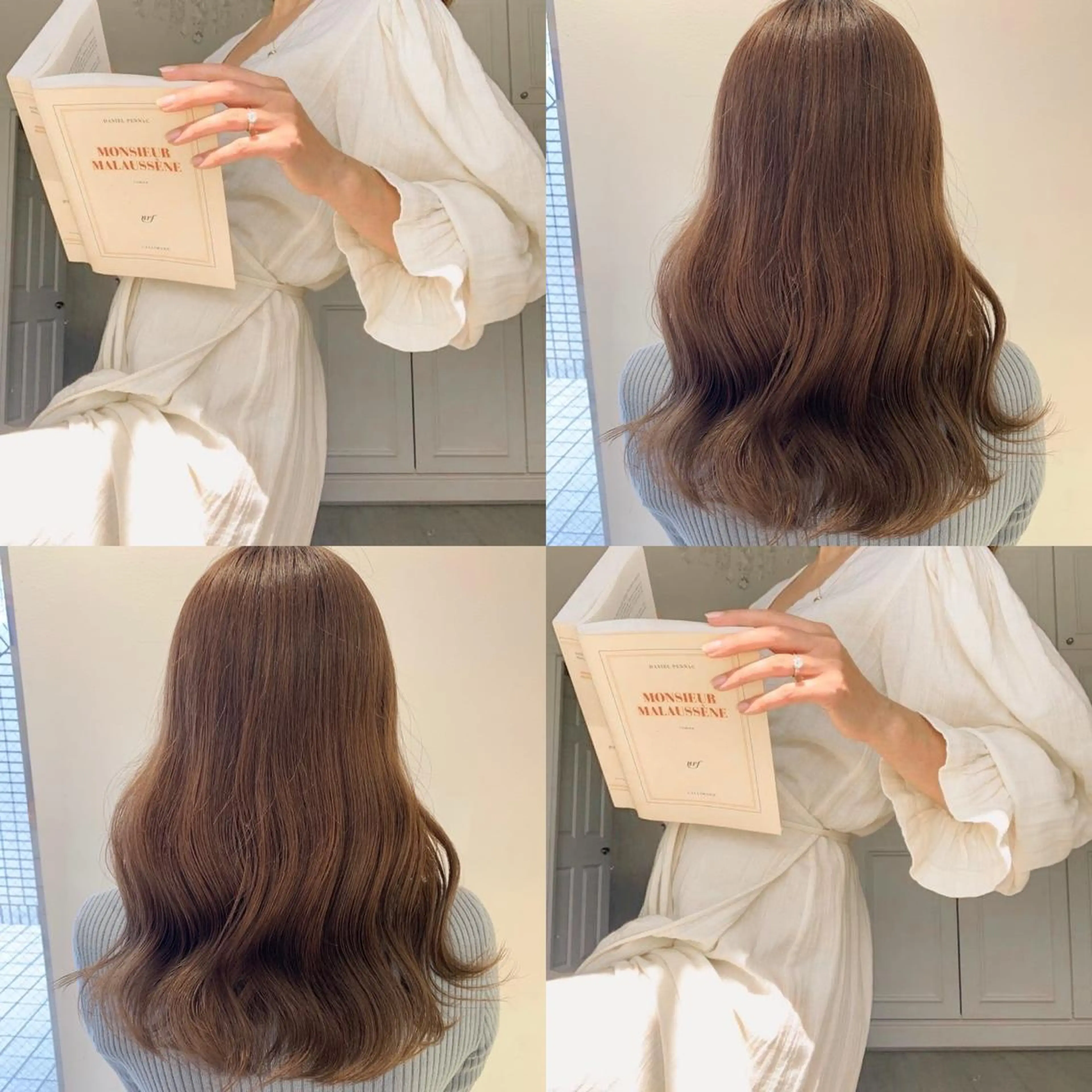 ロング レイヤー×グレージュ /ピンク🩷mioのヘアスタイル