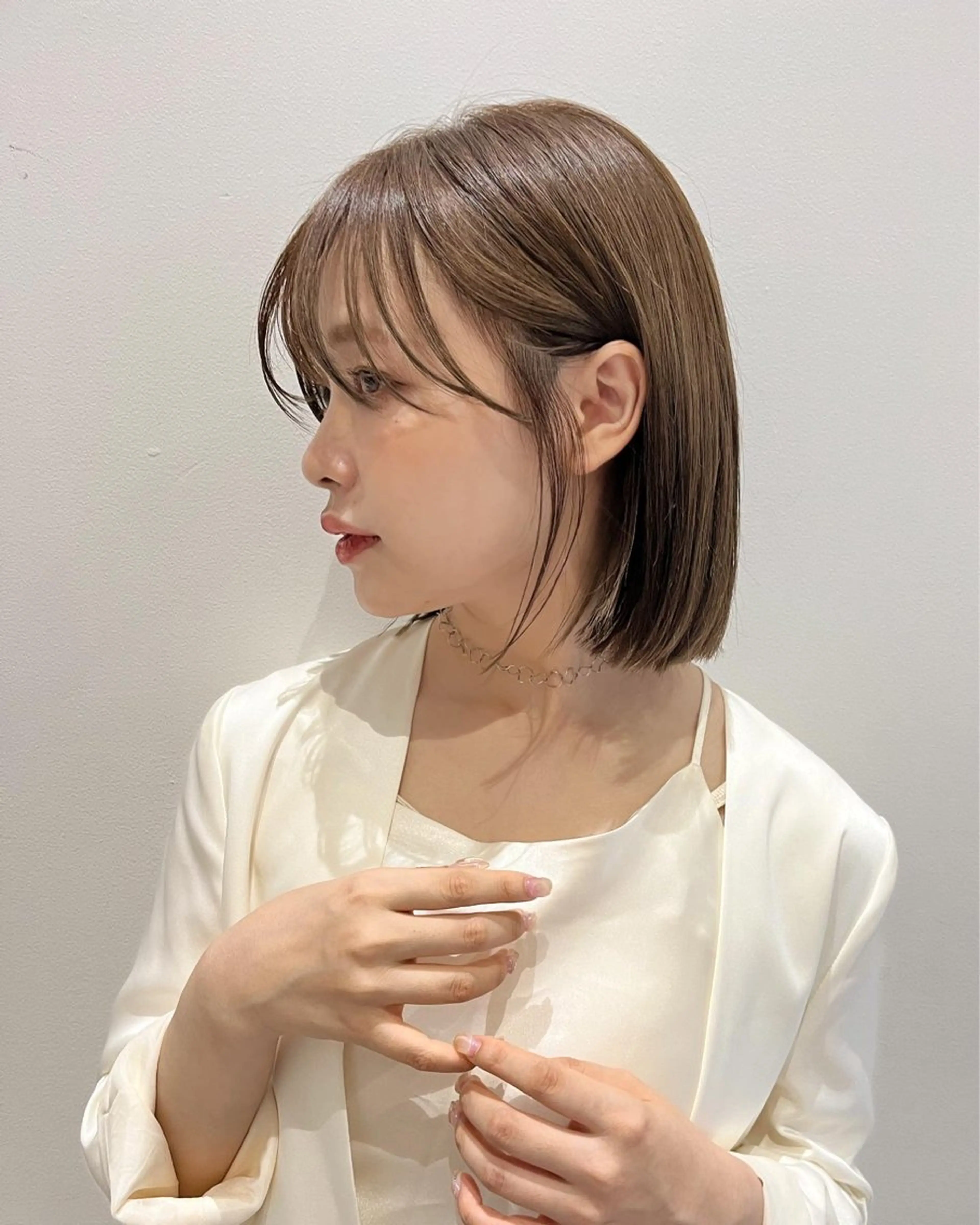 ミディアム カラー ニュアンスヘア☆樋口 希世☆のヘアスタイル