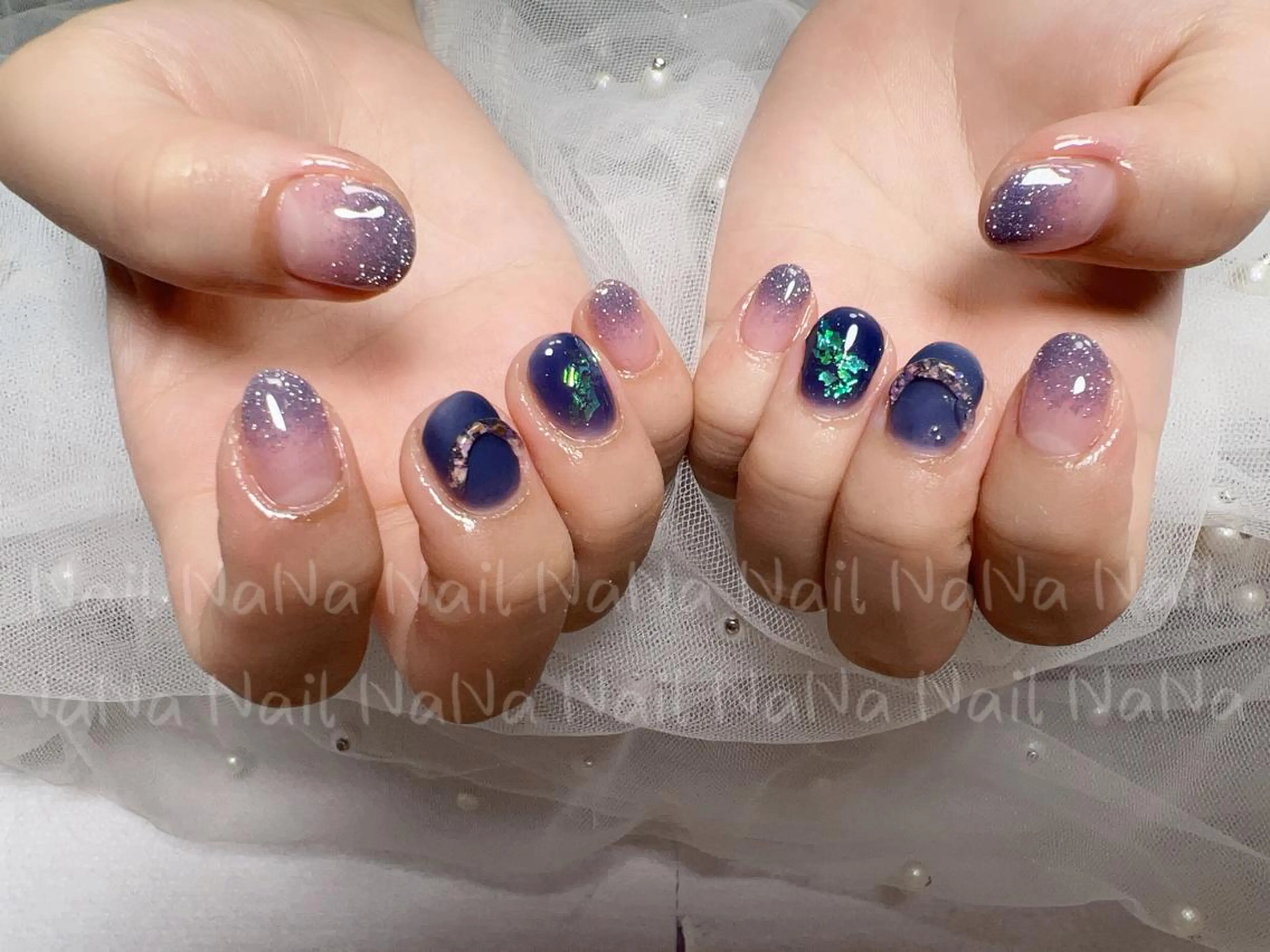ショート カラー ネイル ハンドネイル Nail NaNaのネイルデザイン