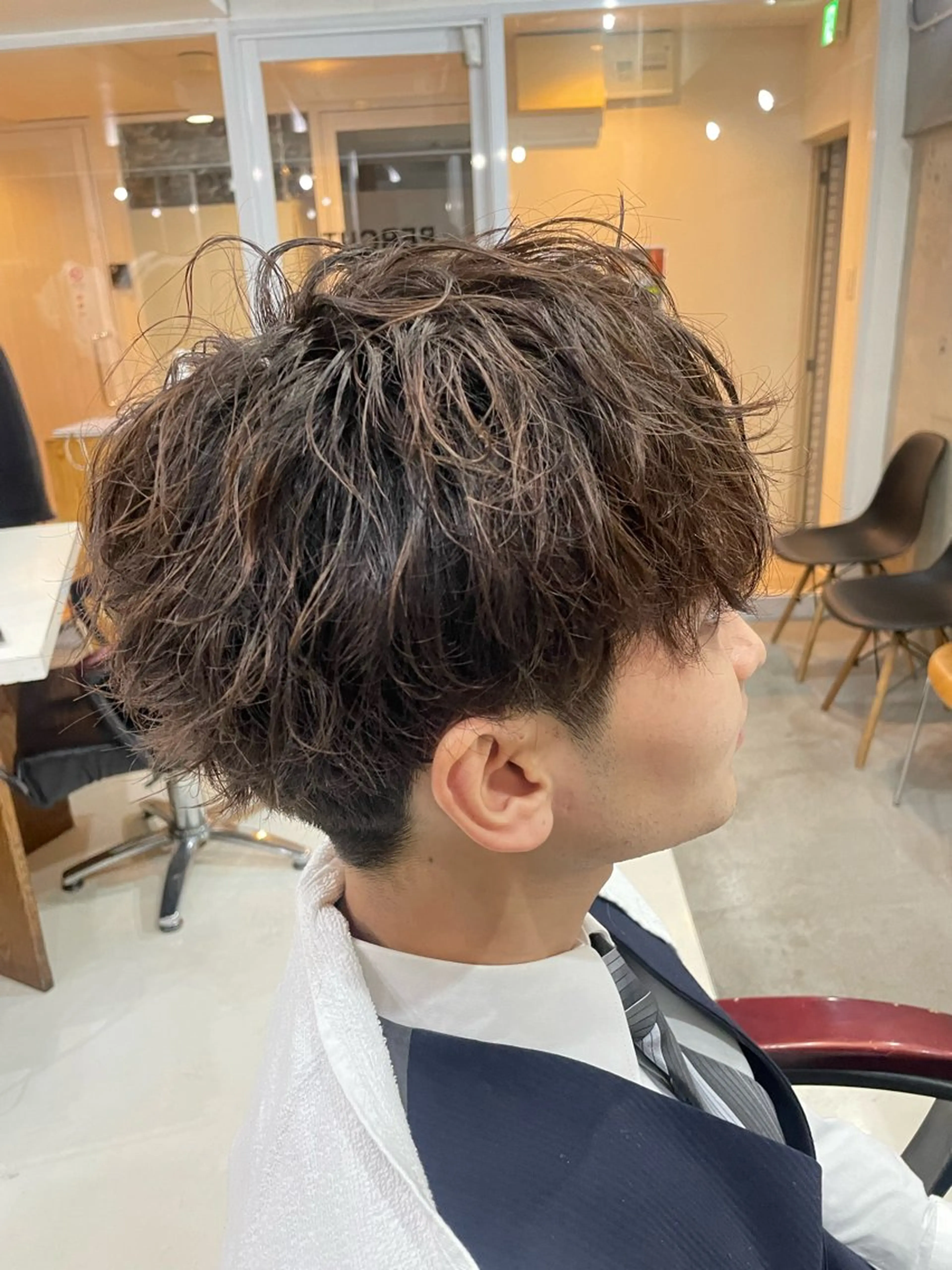 ショート メンズ PERCUT 中島快のヘアスタイル