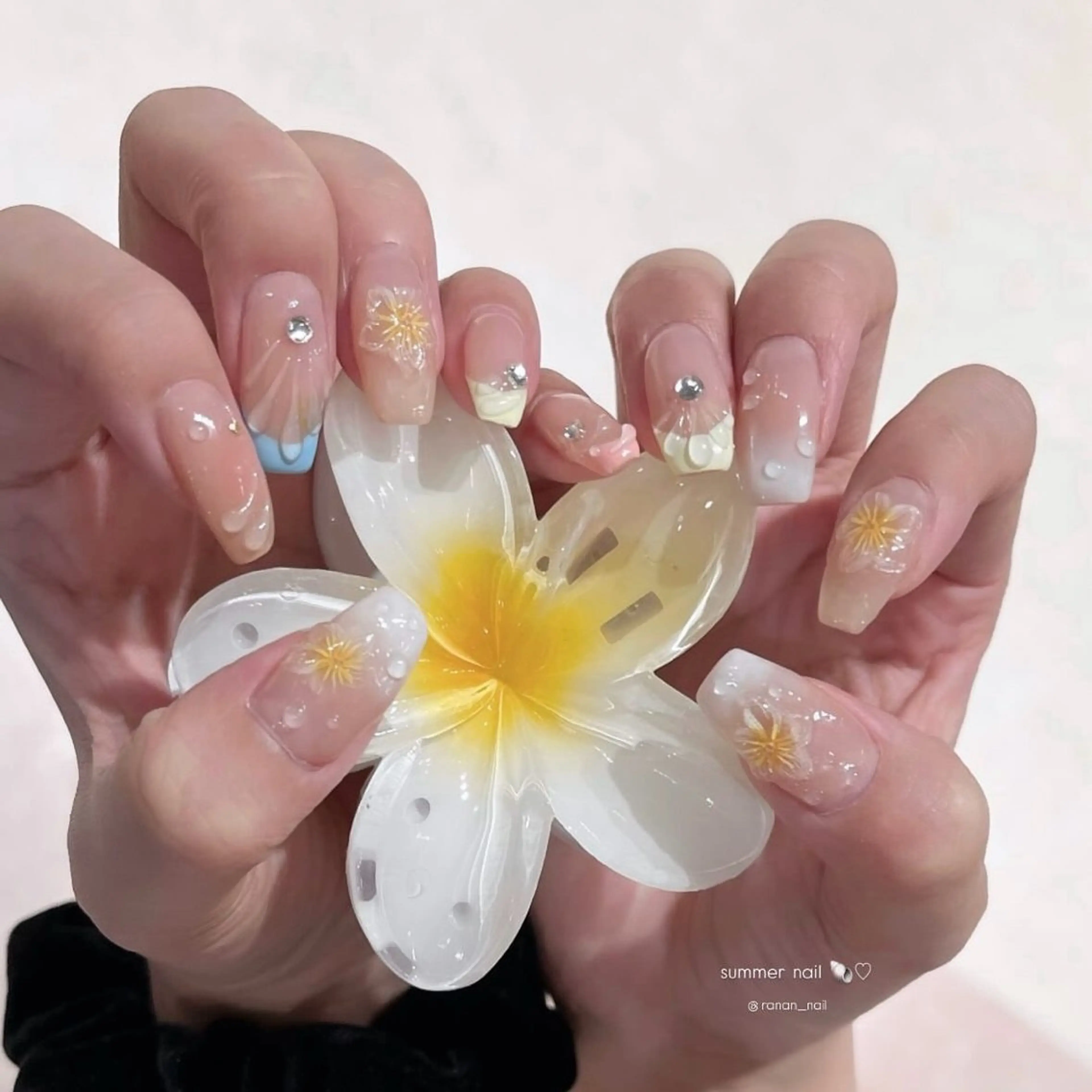 ネイル ハンドネイル 𝓇𝒶𝓃𝒶𝓃 𝓃𝒶𝒾𝓁のネイルデザイン