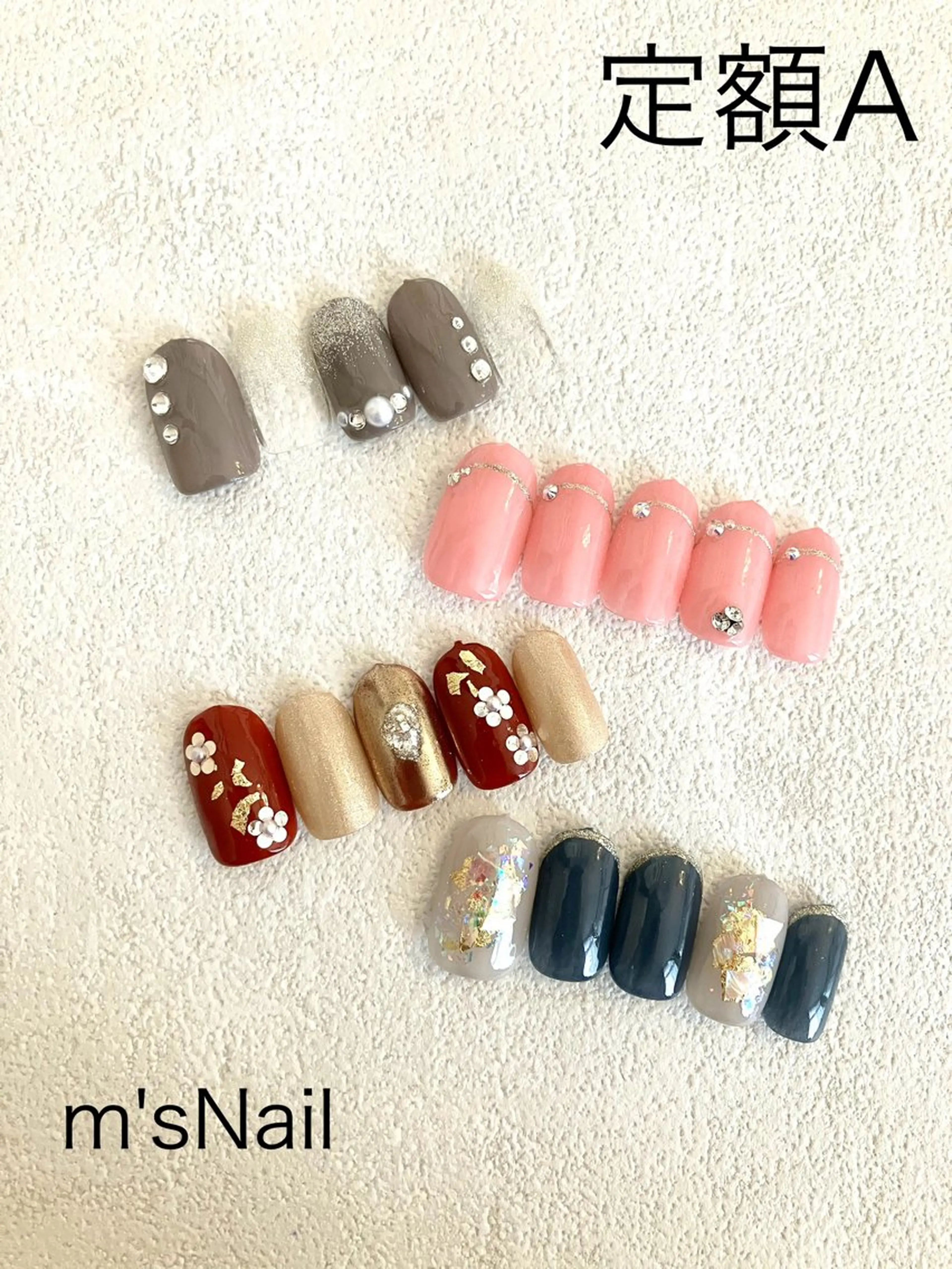 ネイル ジェルネイル パラジェル ハンドネイル m'sNail 福岡西区 ネイルのネイルデザイン