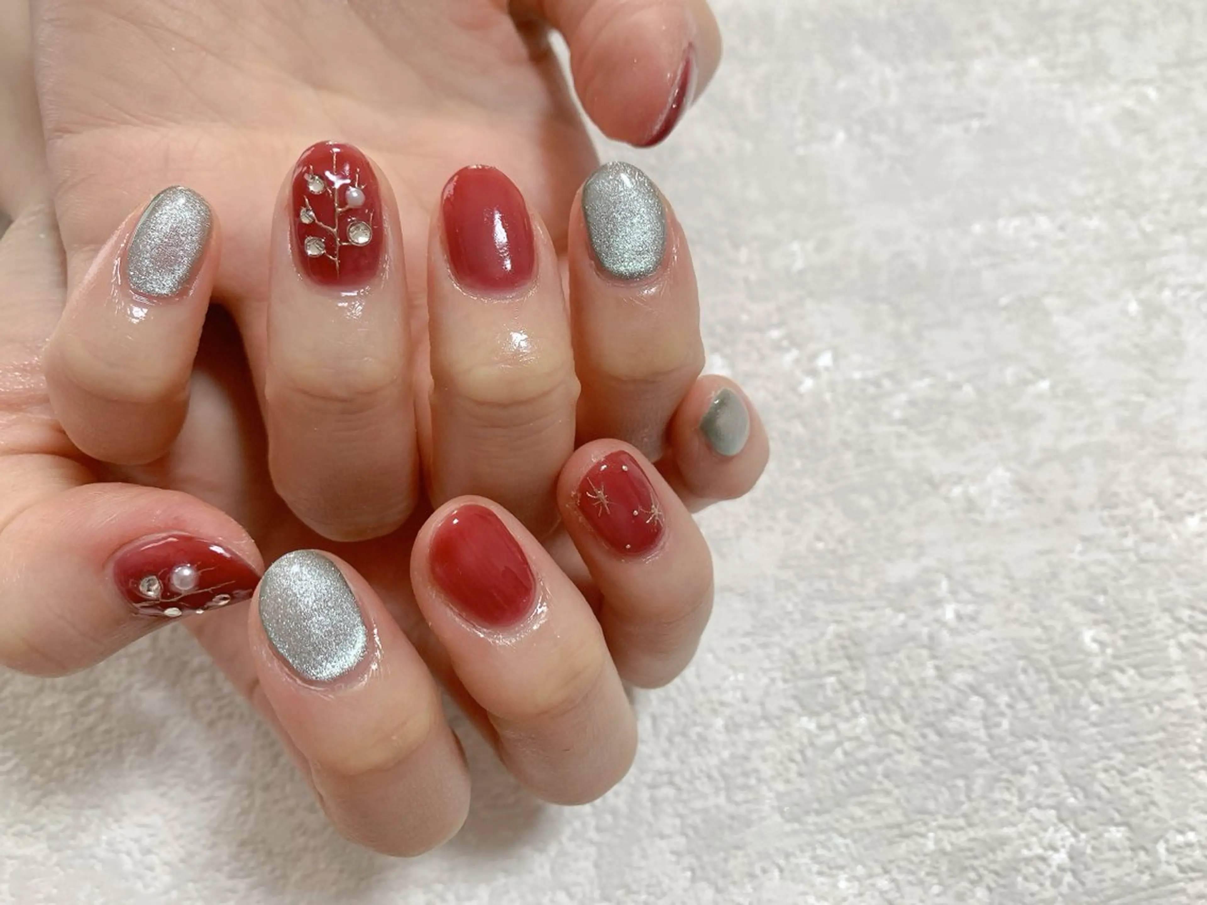 ネイル ジェルネイル 韓国ネイル メンズネイル パラジェル ブライダルネイル kiki nail たまプラーザのネイルデザイン
