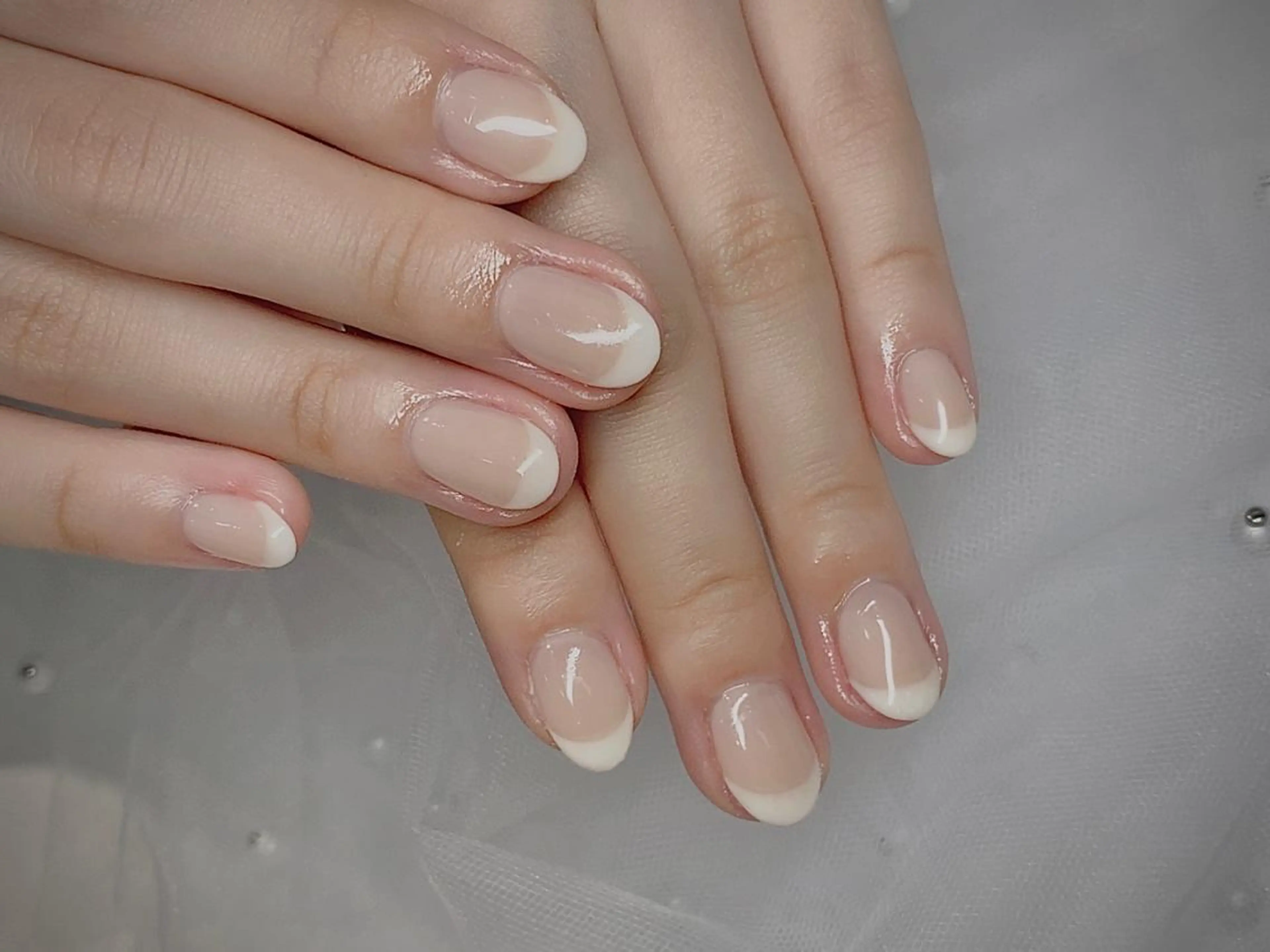 ネイル ハンドネイル I-nailロング /ワンホン/キラキラのネイルデザイン