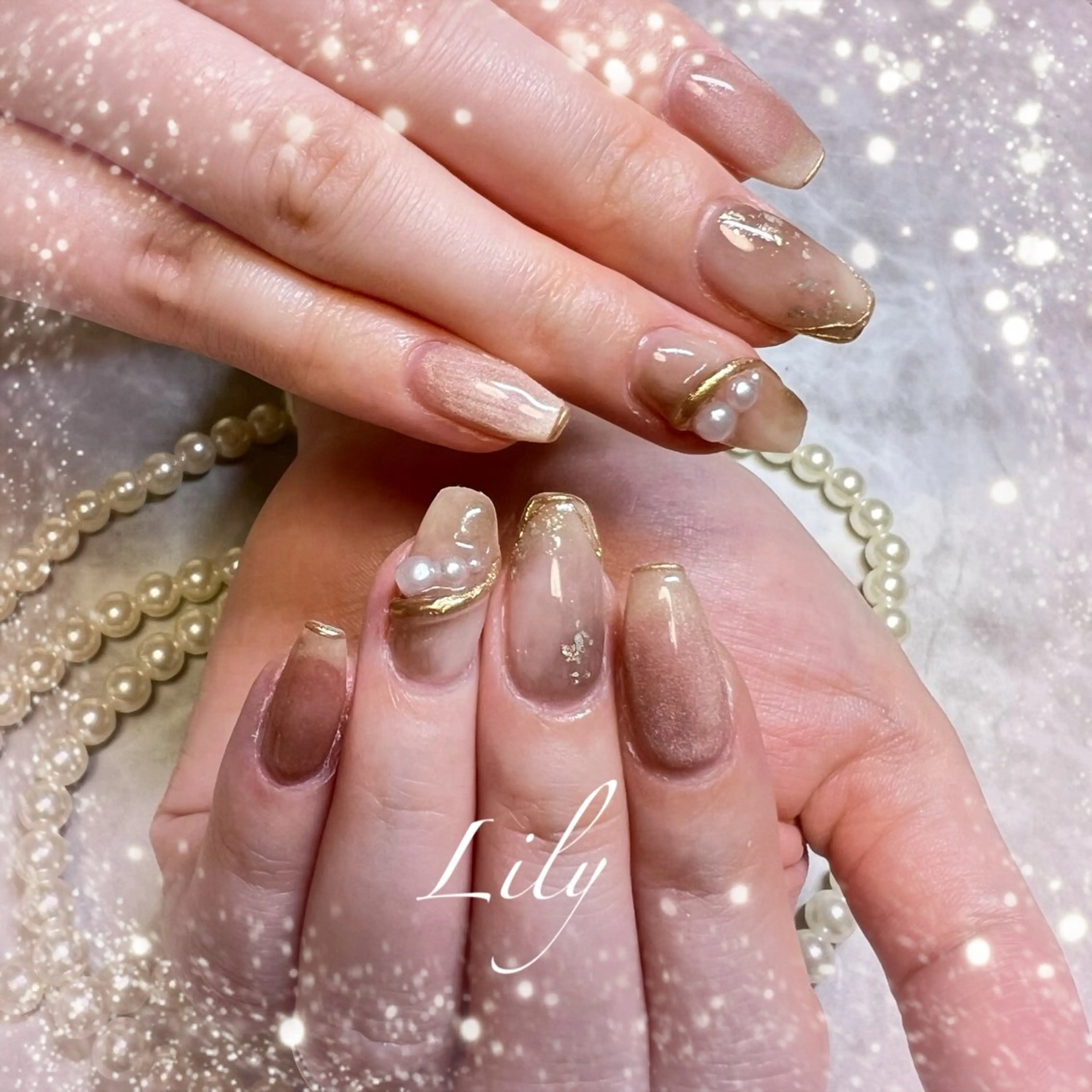 ネイル ニュアンスネイル ハンドネイル Nailsalon Lilyのネイルデザイン