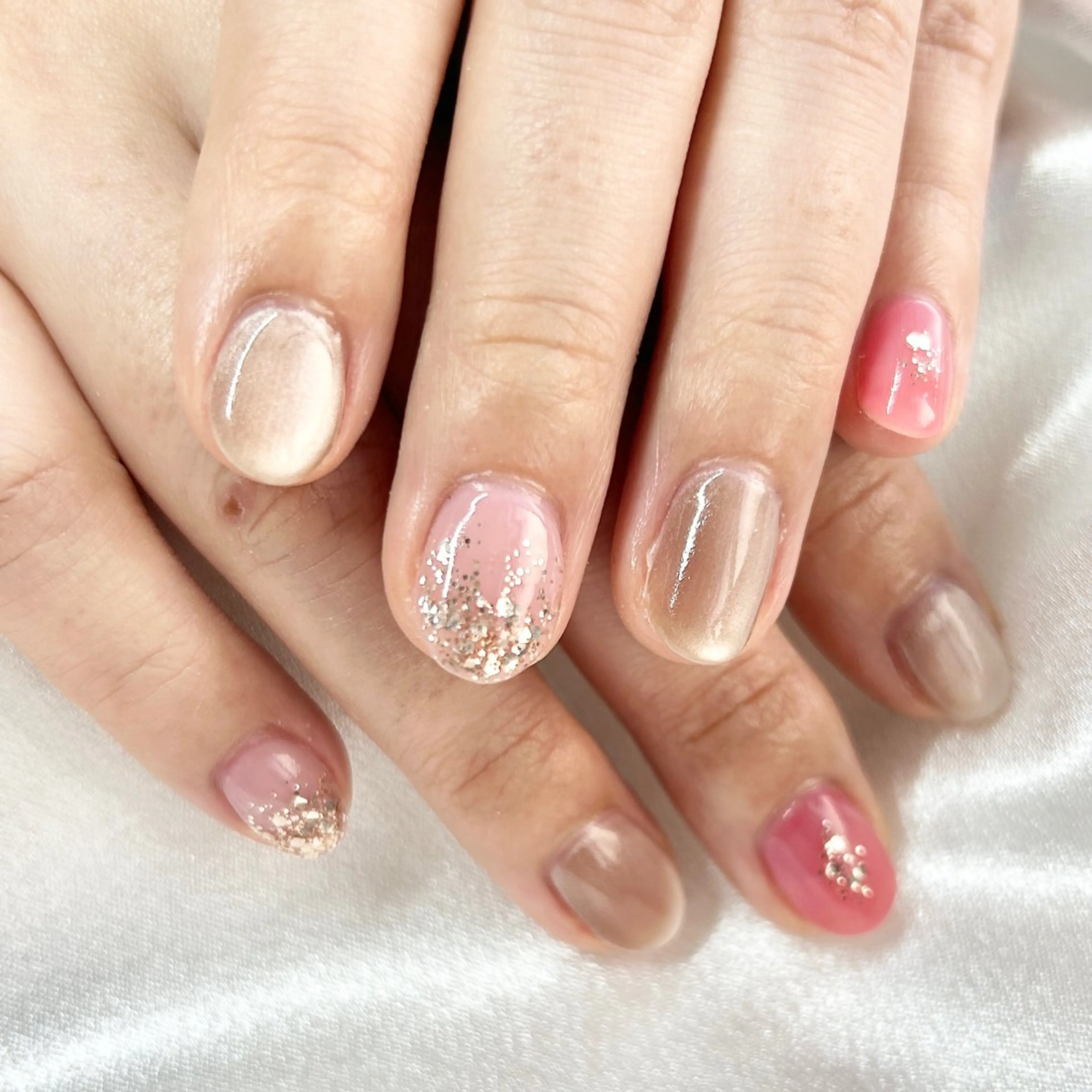 ネイル オフィスネイル ハンドネイル Forca total studio所属・Forca Airaのネイルデザイン