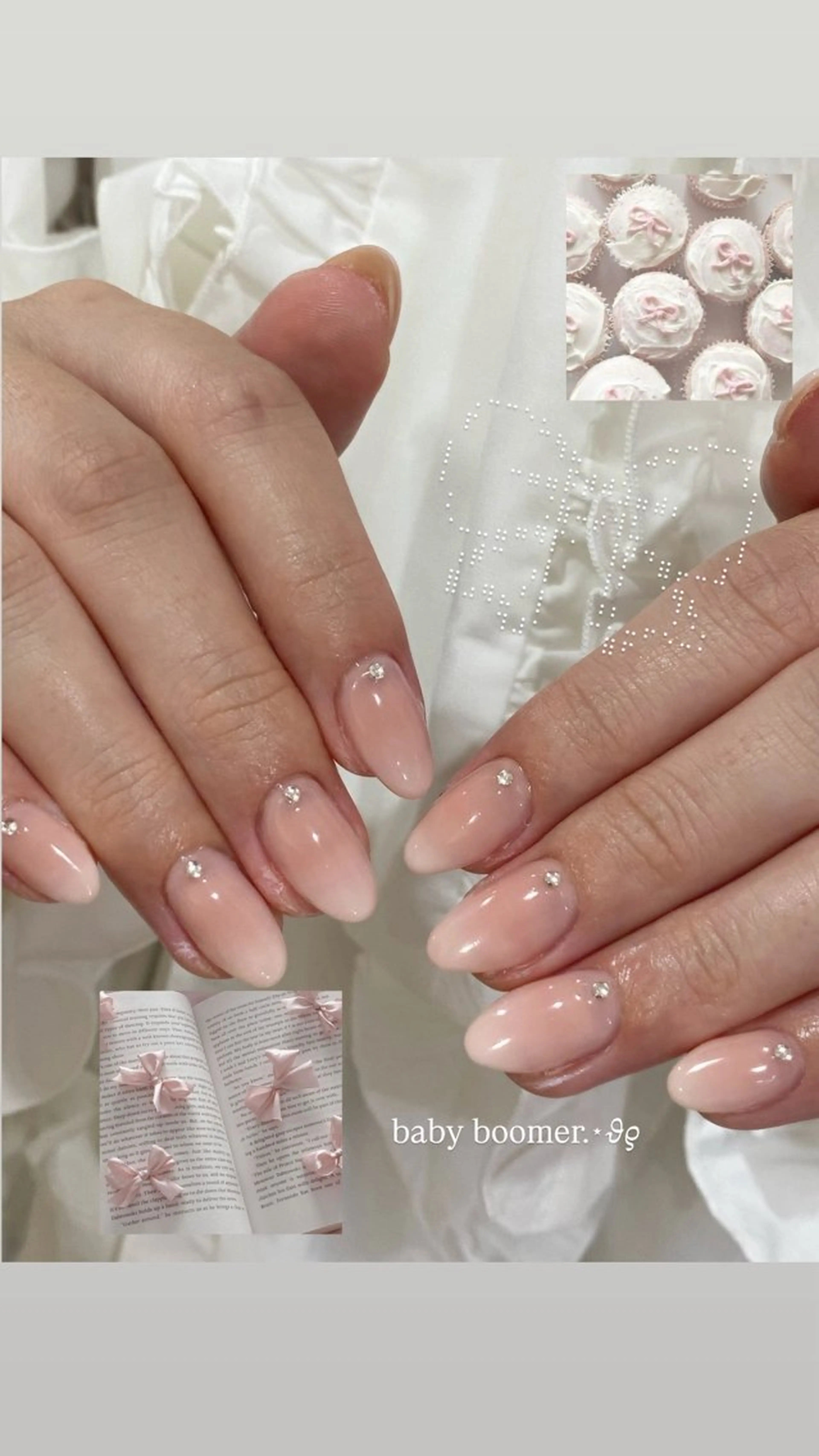 ネイル フレンチネイル グラデーション 氷ネイル・うるうるネイル 韓国ネイル マグネットネイル ハンドネイル Bianca 今池店 Nishikawaのネイルデザイン