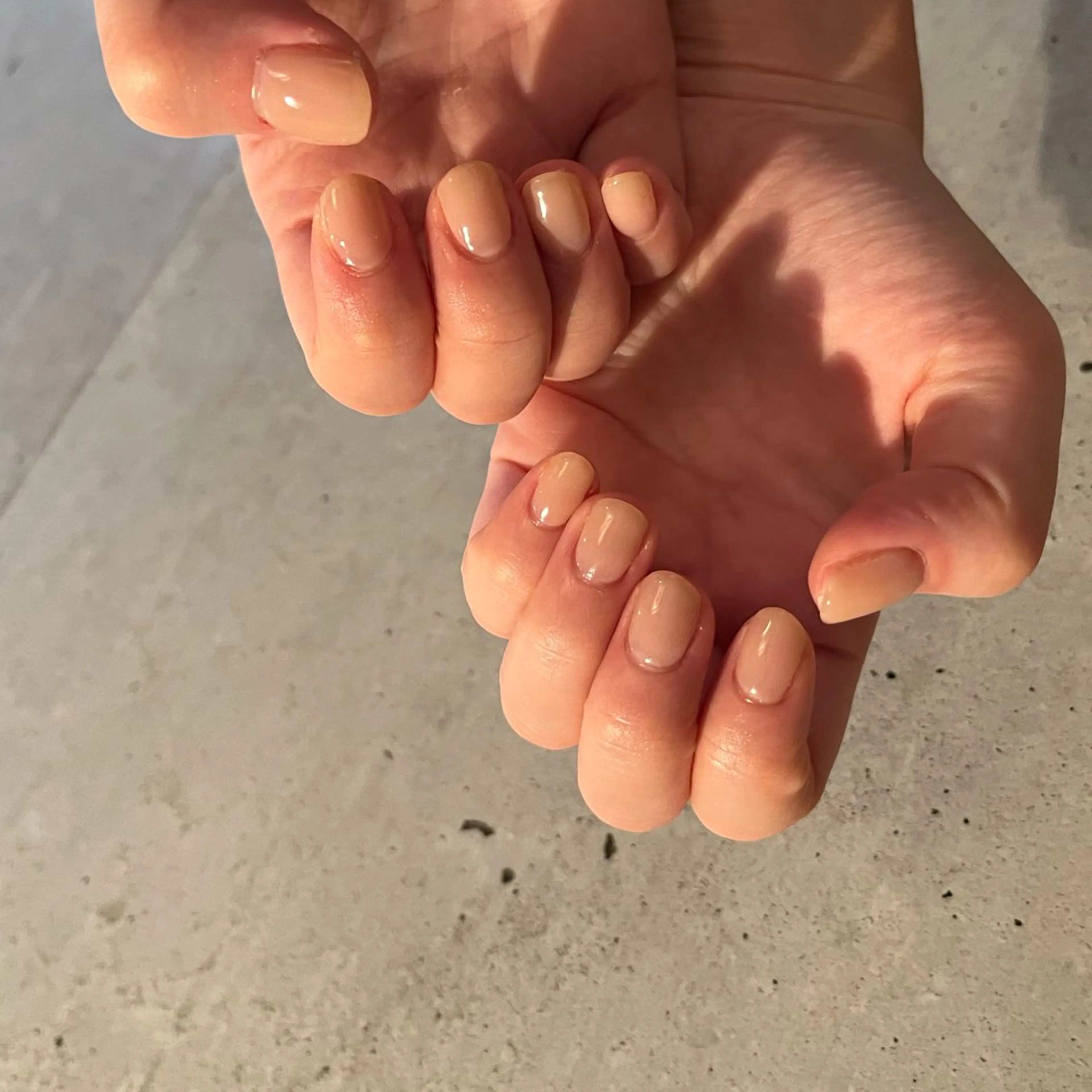 ネイル ジェルネイル ワンカラーネイル パラジェル ハンドネイル DariL Ayaのネイルデザイン